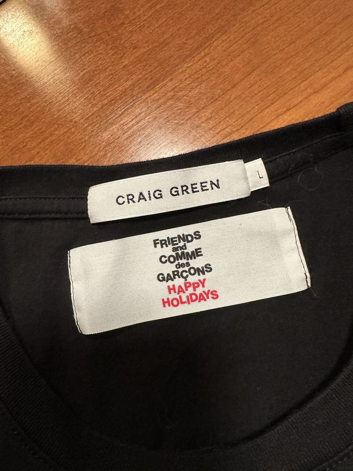 Comme des Garcons × Craig Green Comme des Garcons x Craig Green black T-shirt Size US L / EU 52-54 / 3 - 6 Thumbnail