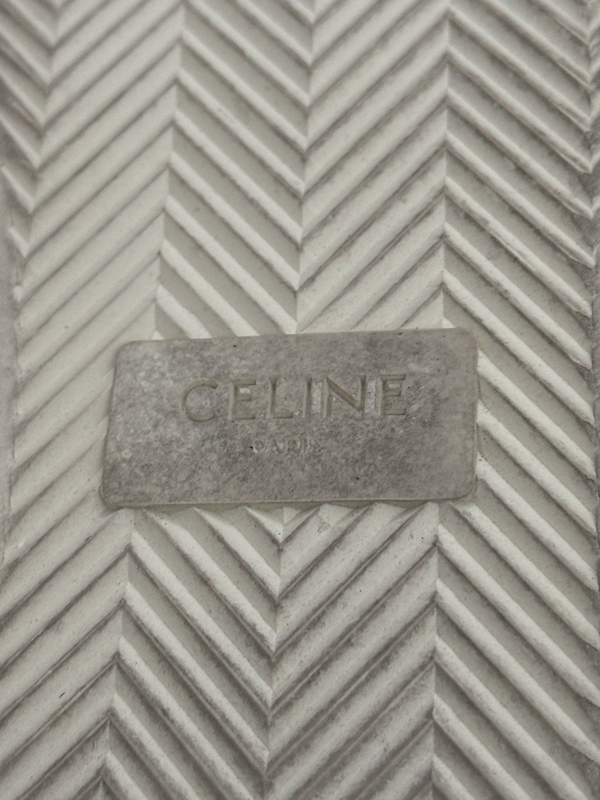 Celine Celine TR 01 Triomphe White & Red Mid Top Sneakers Size US 7 / EU 40 - 14 Thumbnail