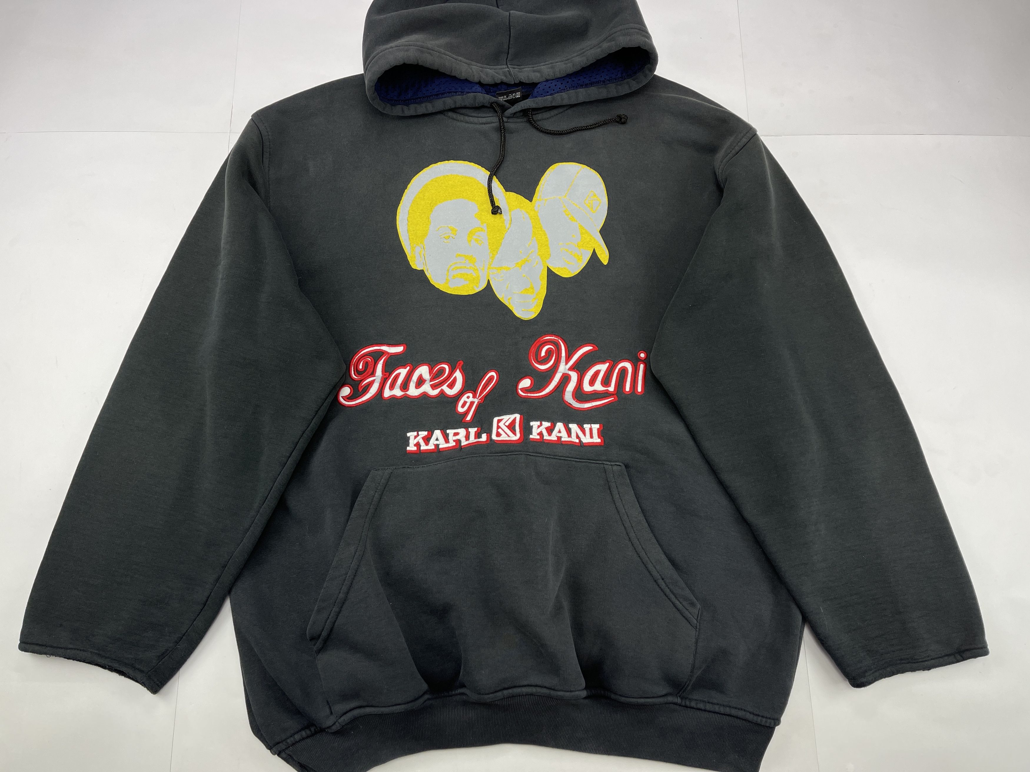 Karl Kani KARL KANI hoodie Faces of Kani vintage hip hop sweatshirt XL Size US XL / EU 56 / 4 - 1 Thumbnail