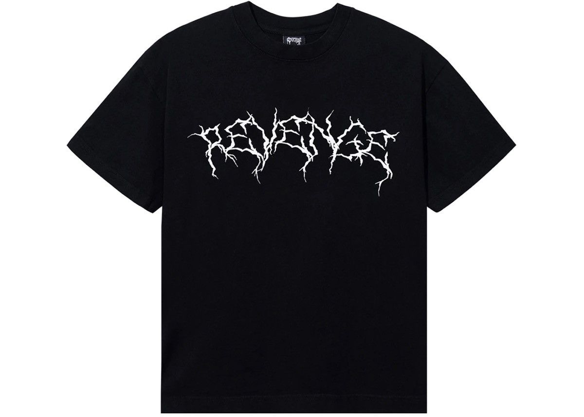 image of Revenge Xxx Lightning T Shirt in Black, Men's (Size XL)