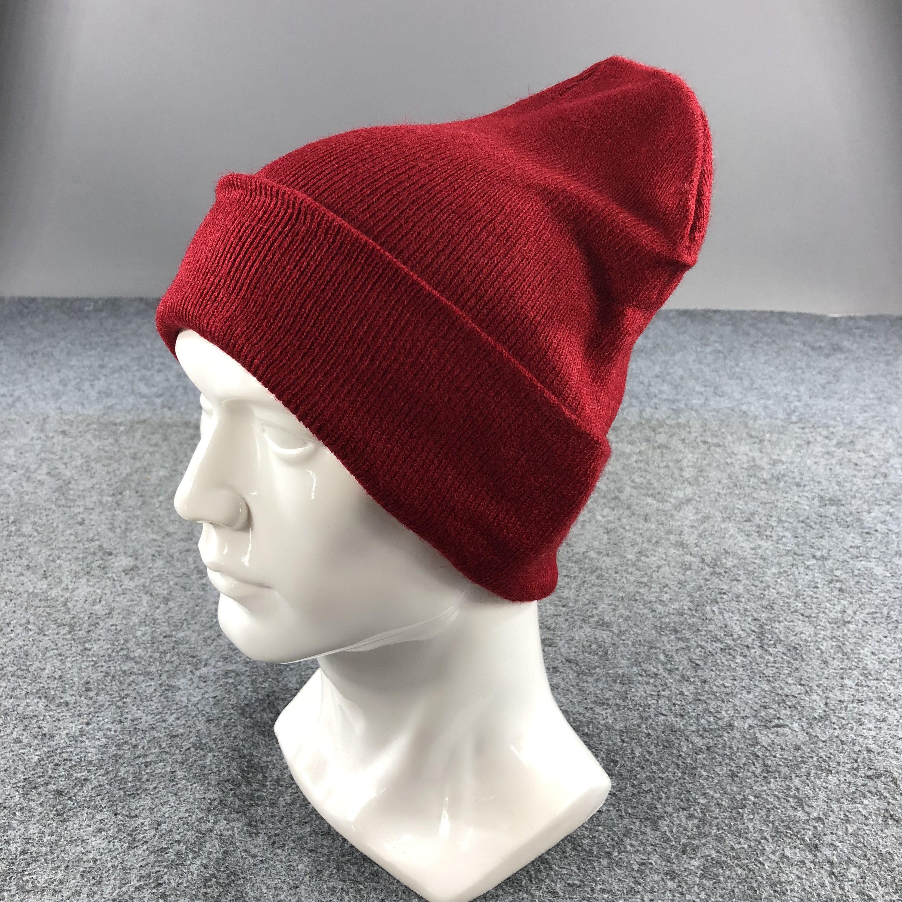 Japanese Brand Unknown Emsexcite Red Beanie Snowcap Snow Hat B349 Size ONE SIZE - 2 Thumbnail