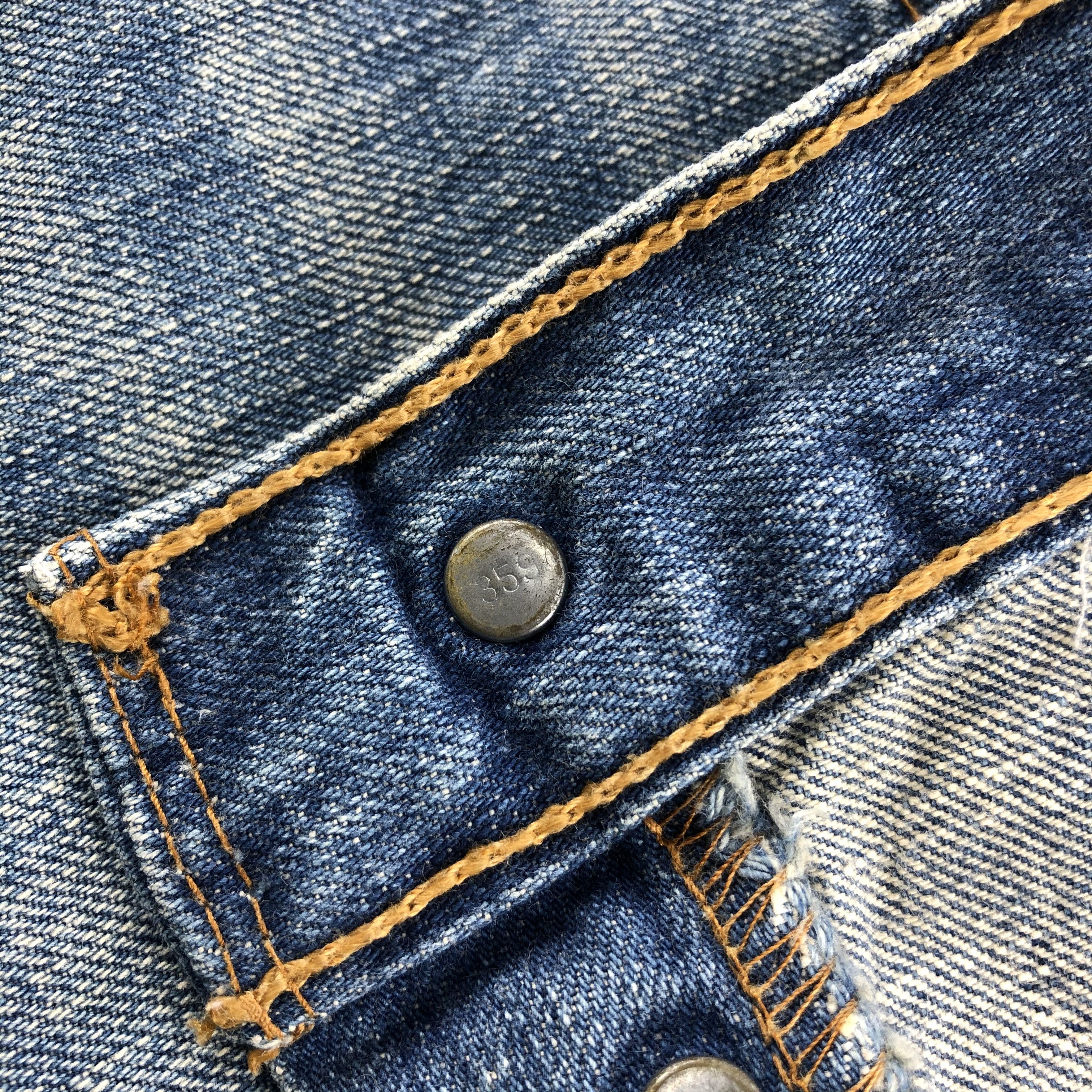 Levi's Vintage Levi's 501 Jeans Stone Wash Distressed Denim KJ347 Size US 30 / EU 46 - 9 Thumbnail
