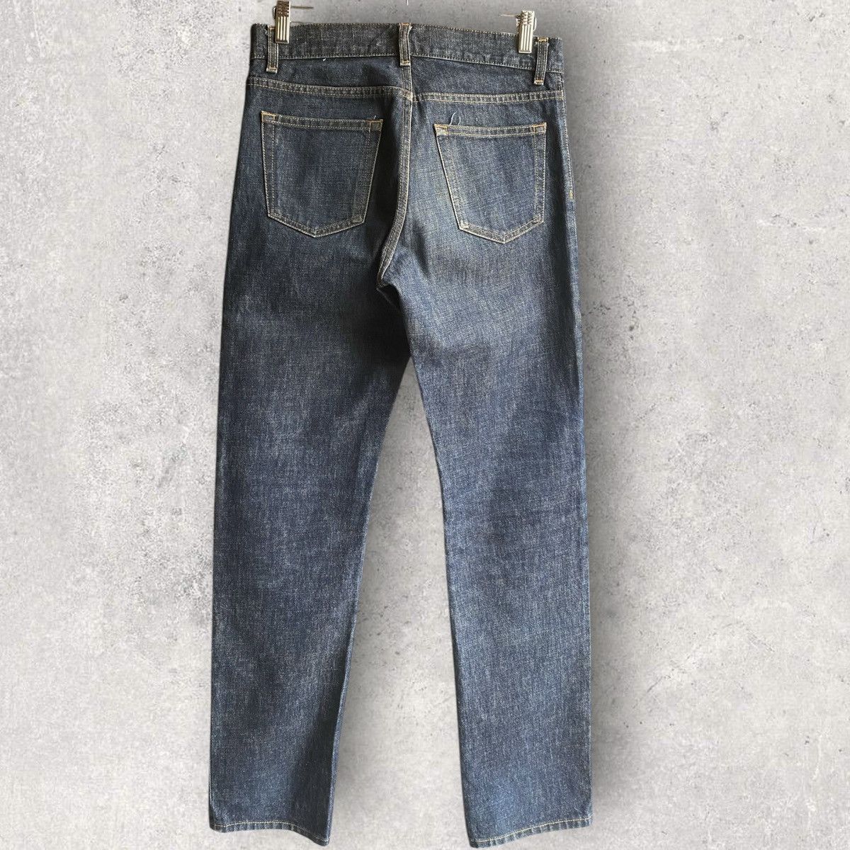 Helmut Lang Archive 1998 Raw Denim Un hem Size US 30 / EU 46 - 4 Thumbnail