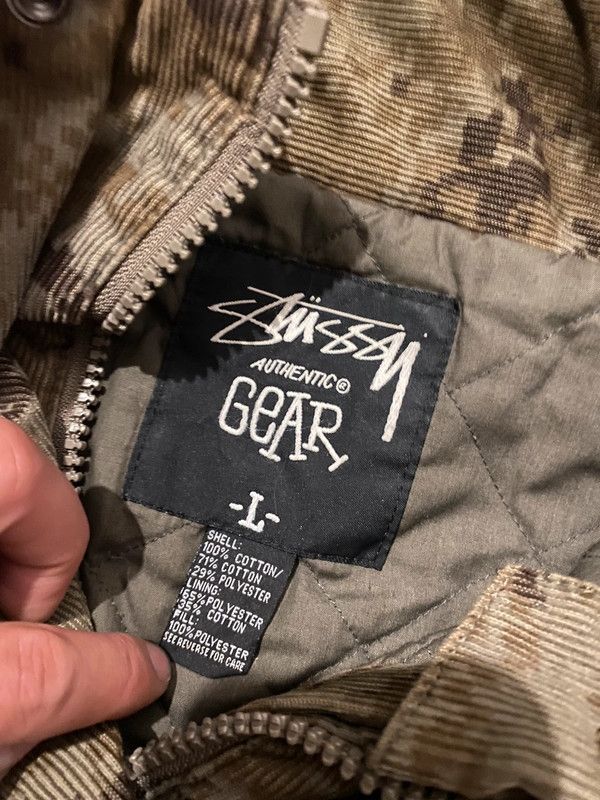 Japanese Brand × Stussy × Vintage Vintage Stussy winter jacket L camo Size US L / EU 52-54 / 3 - 13 Thumbnail