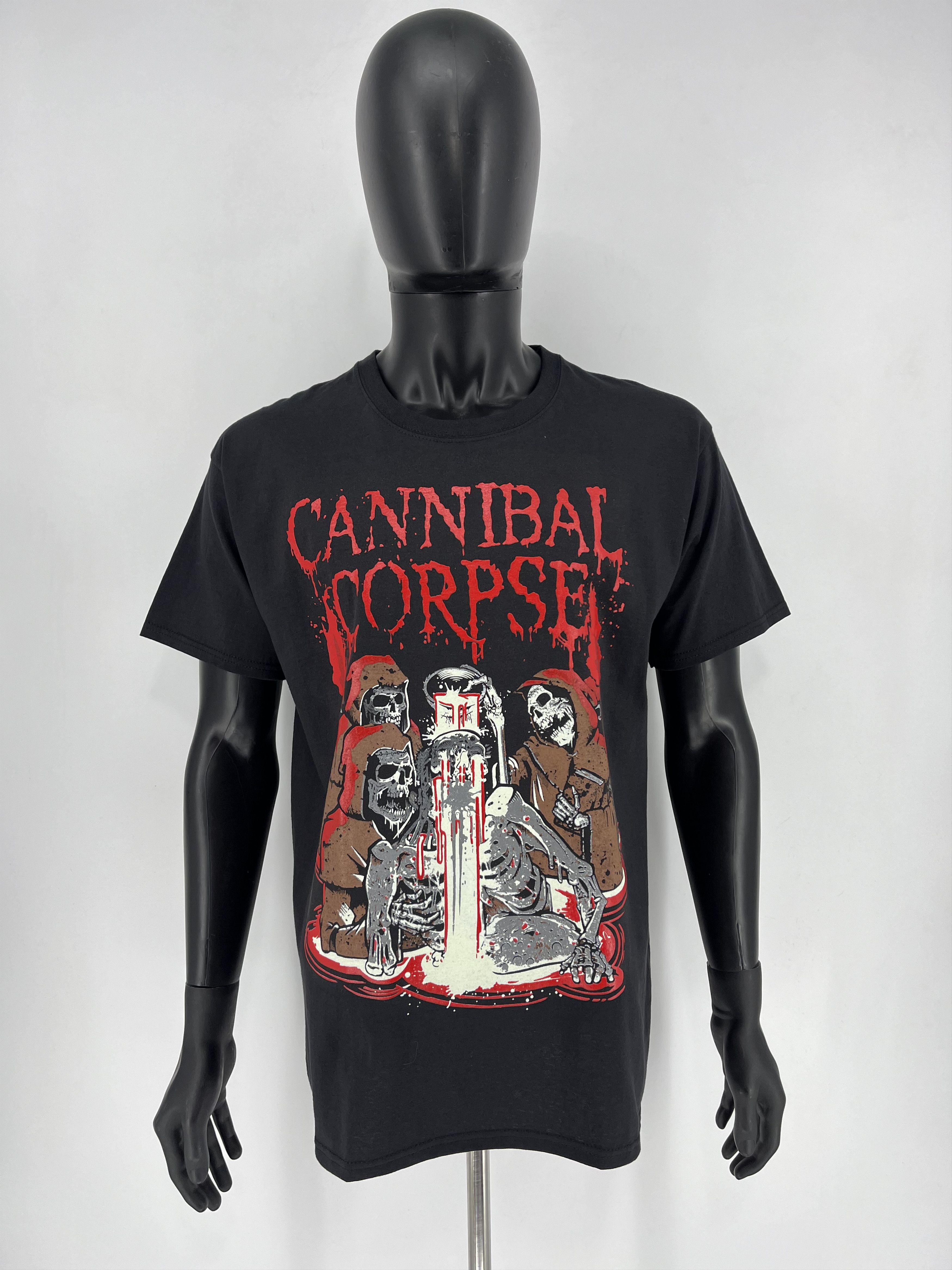 Band Tees Vintage Y2K Cannibal Corpse (Napalm Death Cradle Filth Size US XL / EU 56 / 4 - 2 Thumbnail