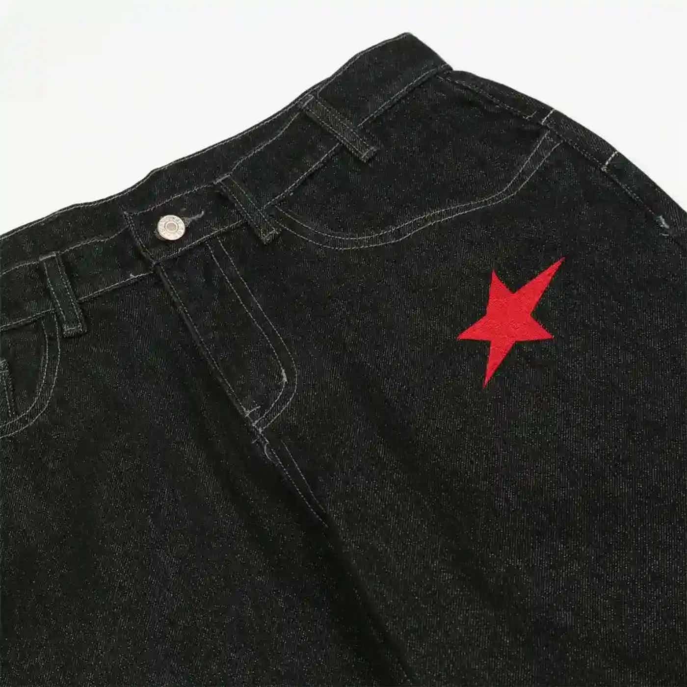Designer × Japanese Brand × Vintage y2k skate hiphop baggy graphic jeans Size US 36 / EU 52 - 6 Thumbnail