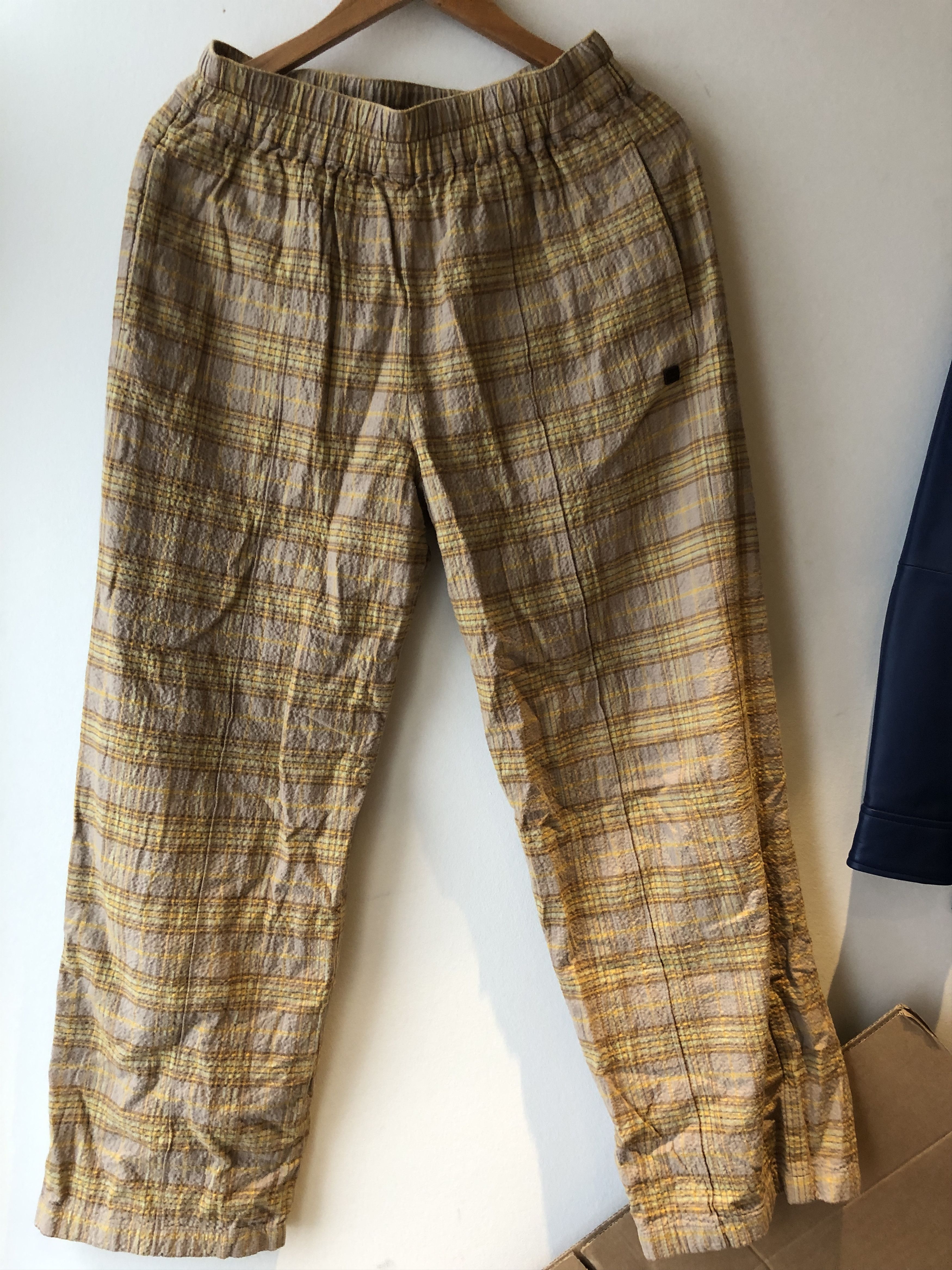 Acne Studios Check Flannel - Brown/Orange Size US 30 / EU 46 - 2 Thumbnail