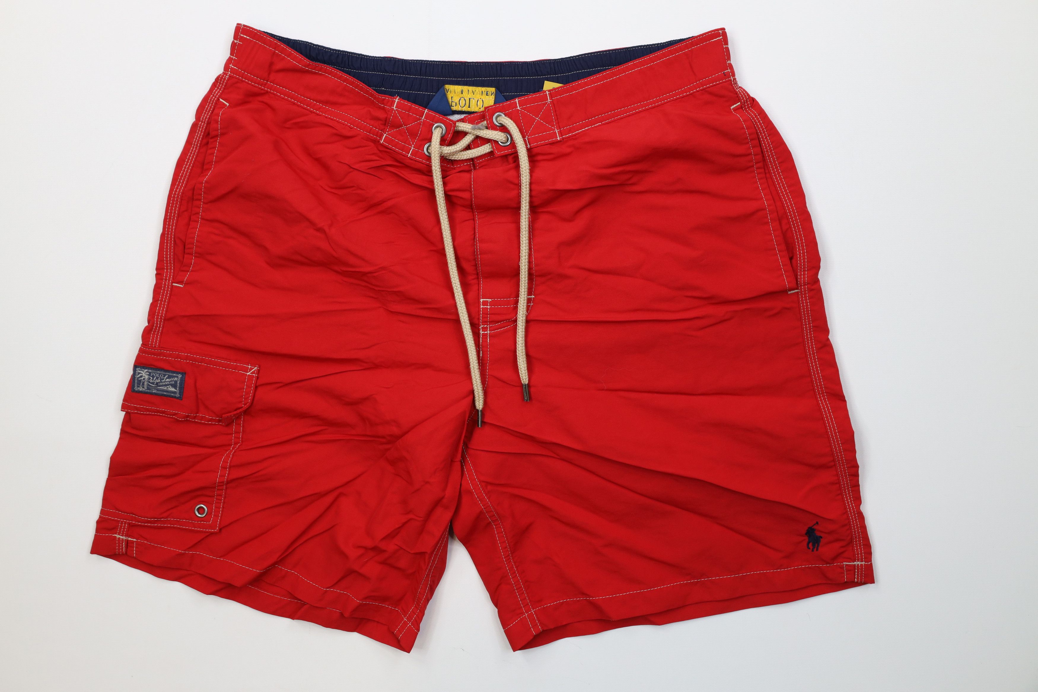 Ralph Lauren Vintage Ralph Lauren Lined Above Knee Shorts Swim Trunks Size US 32 / EU 48 - 1 Thumbnail