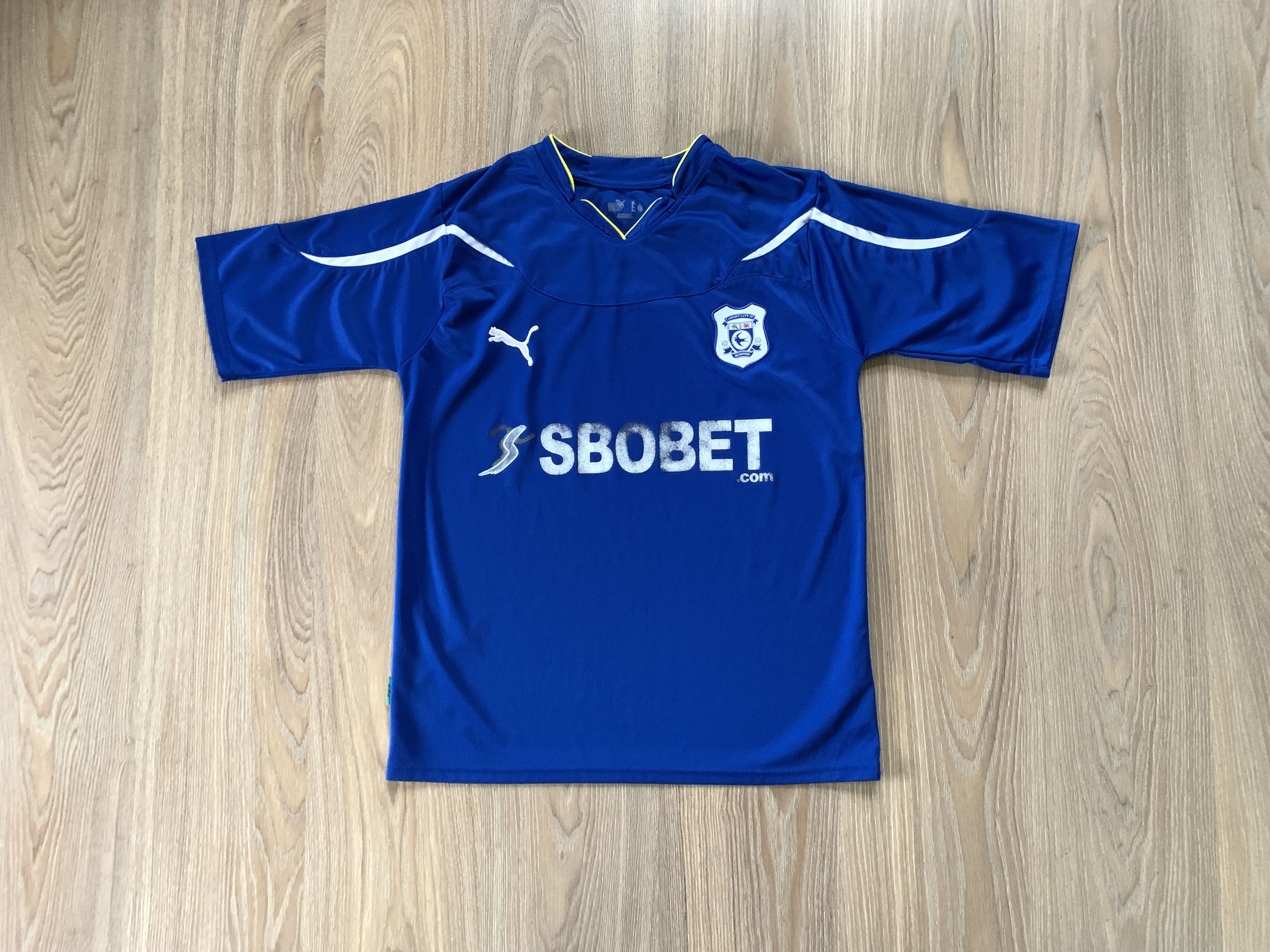 Puma × Vintage Vintage Puma Cardiff Home Shirt 2010-2011 Size US S / EU 44-46 / 1 - 3 Thumbnail