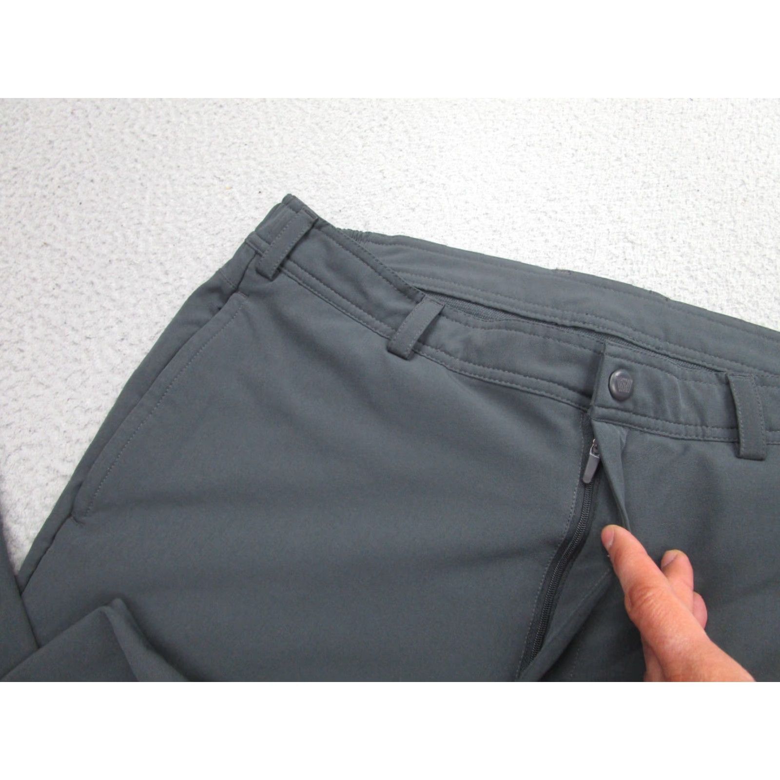 Vintage Mack Weldon Pants Mens L Gray Asphalt Radius Flex Joggers Activewear Performance Size US 33 - 7 Thumbnail