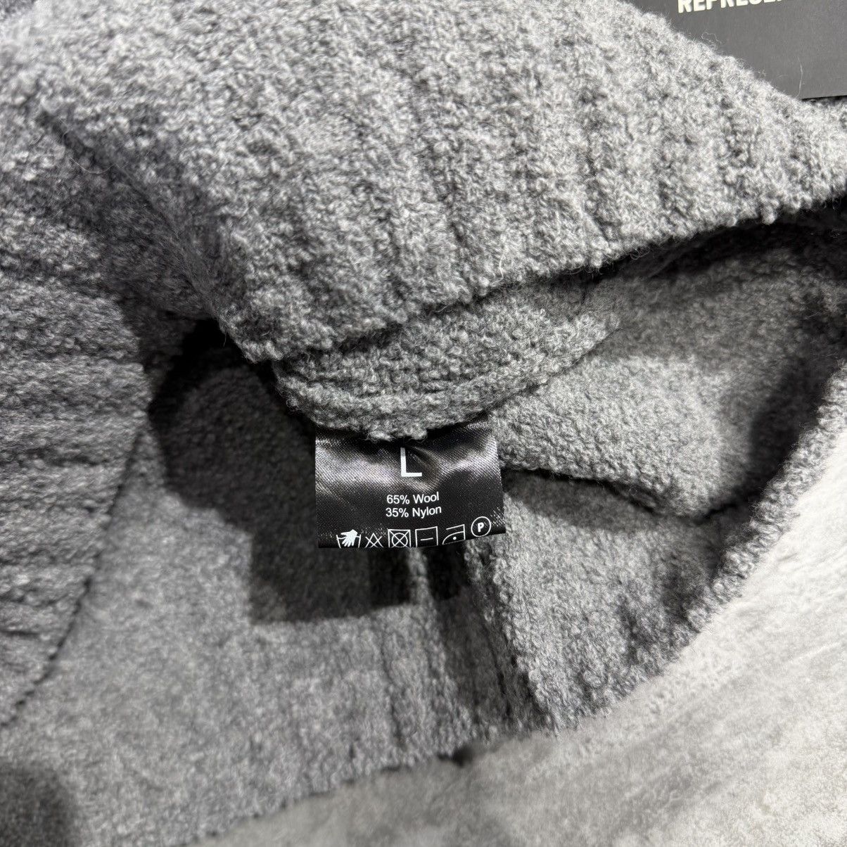 Represent Clo. Represent Initial Boucle Polo - Grey Large Size US L / EU 52-54 / 3 - 7 Thumbnail