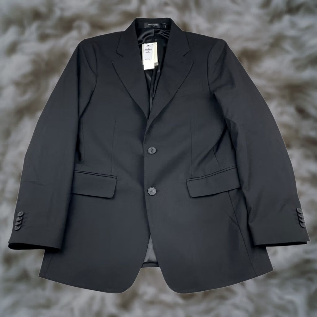 Banana Republic Banana Republic Blazer 2-Button Single-Breasted Black 36R Regular Tailored Fit Men’s Blazer Jacket Size 36R - 1 Thumbnail