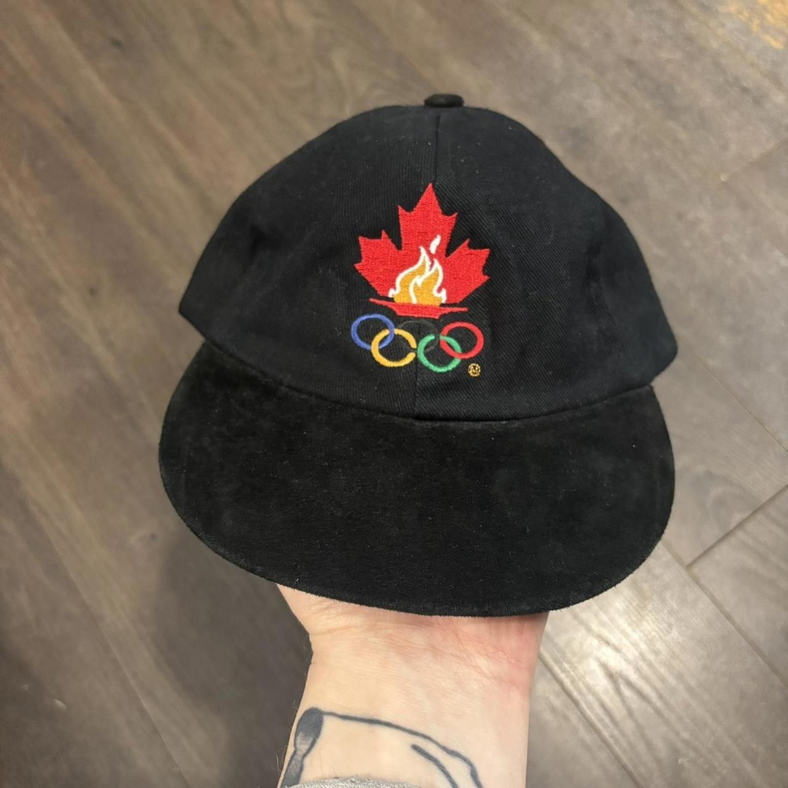 Designer vintage Atlanta olympics 1996 strap back hat 90s OS Size ONE SIZE - 1 Thumbnail