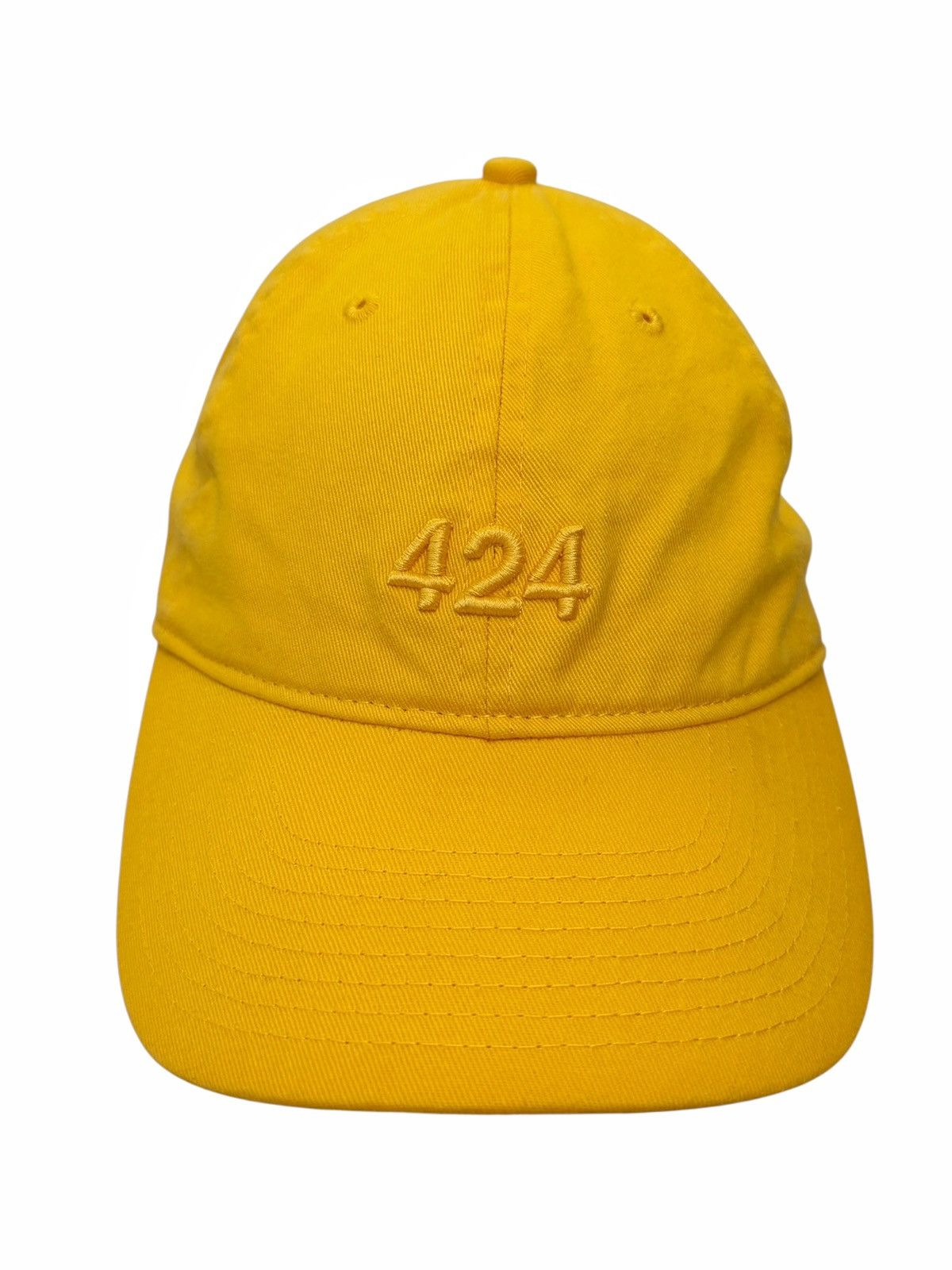 424 Distressed 424 Embroidered Logo Cap Hat | Grailed