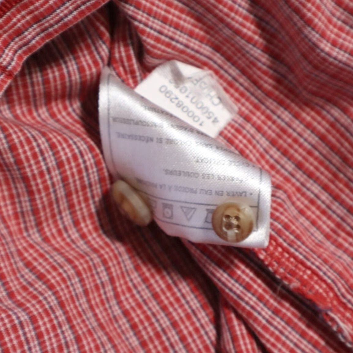 Ariat Ariat Pro Series Cotton Blend Gingham Button Down Shirt Red Men's M Size US M / EU 48-50 / 2 - 6 Thumbnail