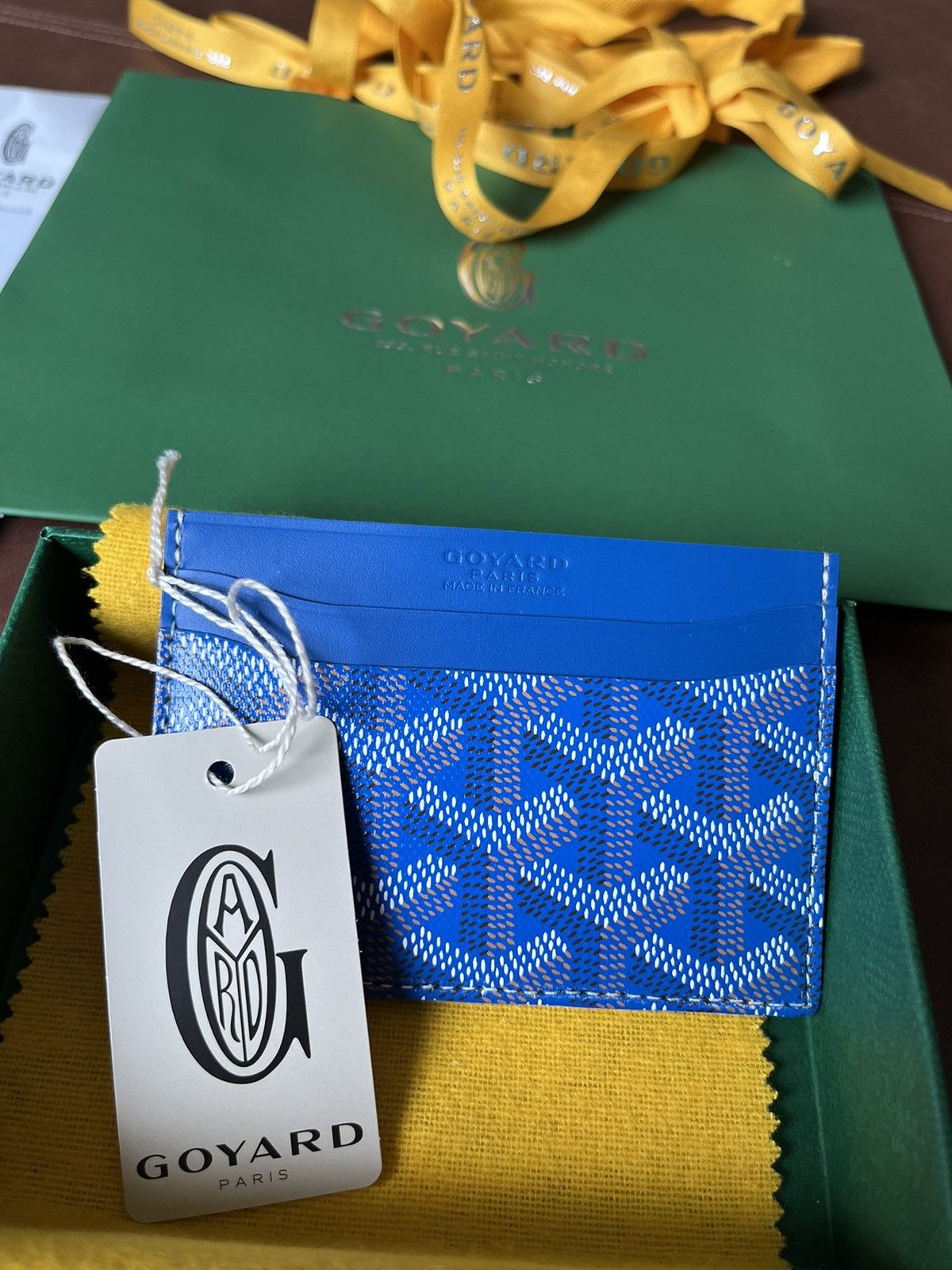 Goyard Brand New Giftable Goyard Leather Card Holder Size ONE SIZE - 12 Thumbnail