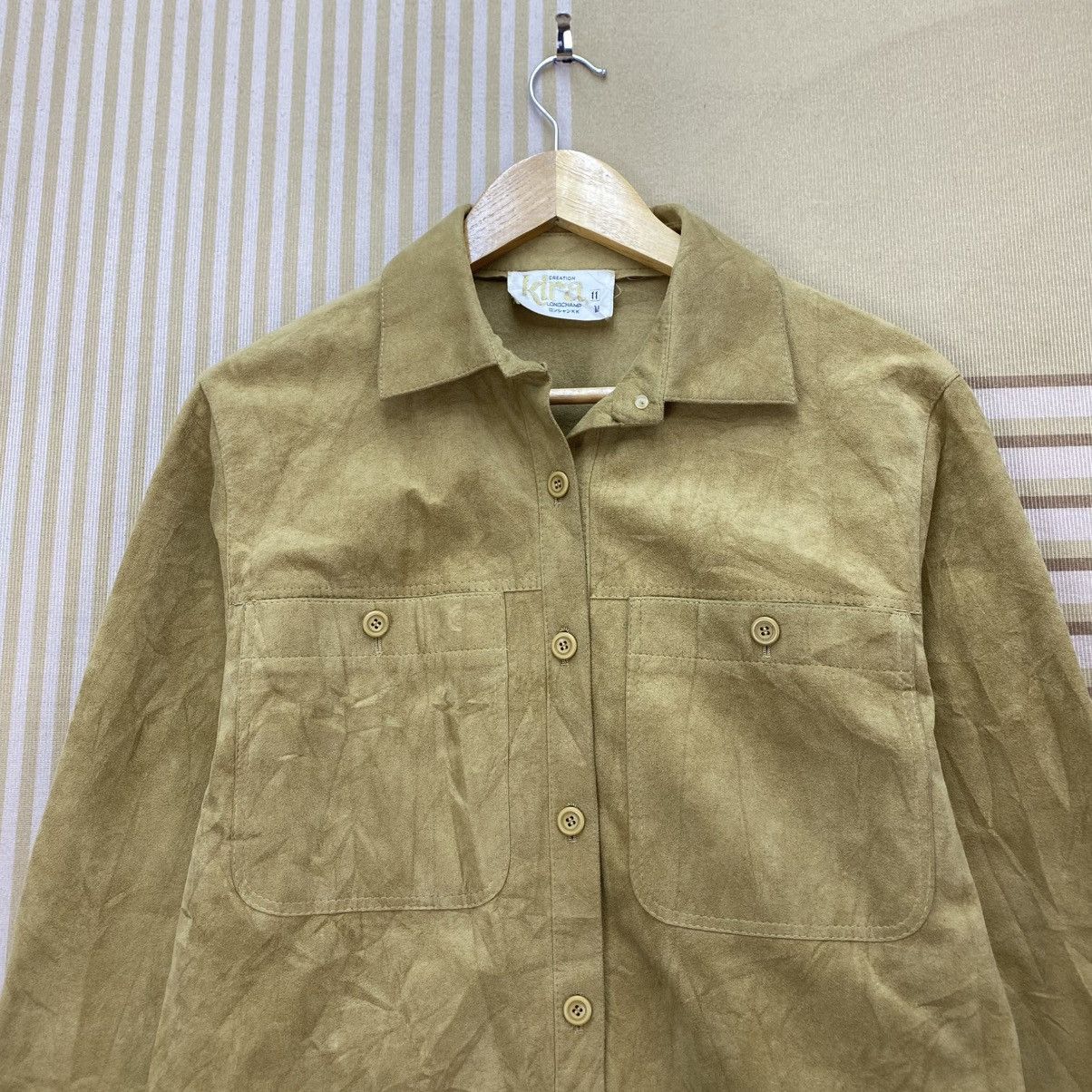 Longchamp 🫶Vintage Long Champ Shirt Button Up Set skirt Size M / US 6-8 / IT 42-44 - 4 Thumbnail