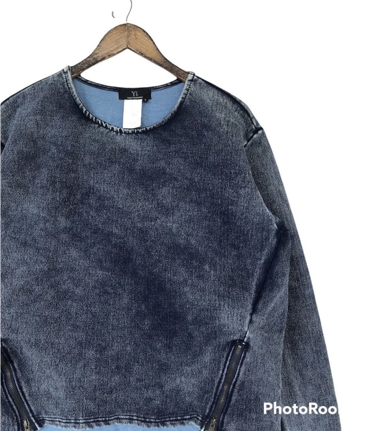 Yohji Yamamoto 💥Archive Yohji Yamamoto Indigo Shirt Size L / US 10 / IT 46 - 4 Thumbnail