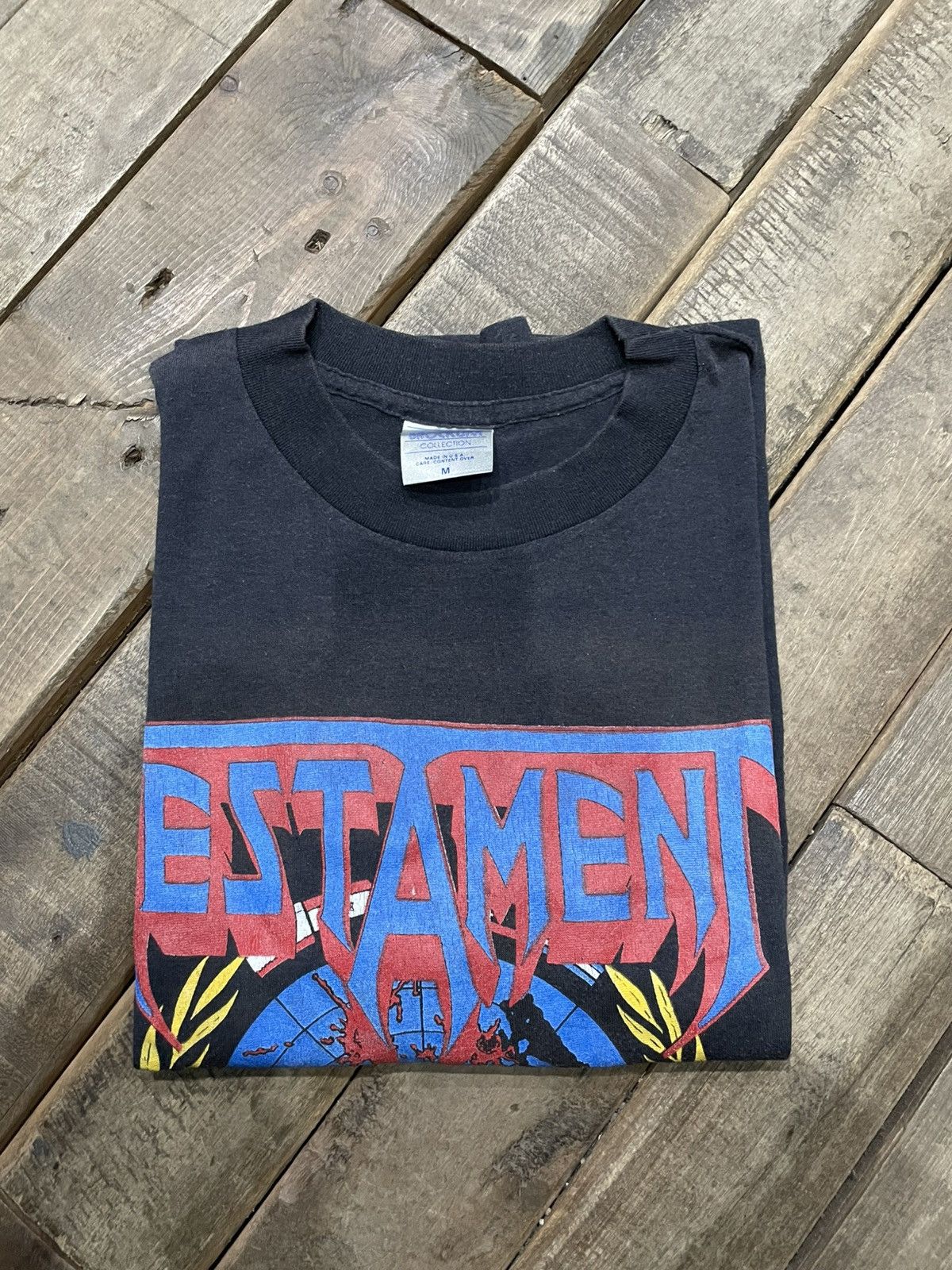 Band Tees Vintage Testament Thrash Metal band 90’s Perilous Nations Size US M / EU 48-50 / 2 - 4 Thumbnail