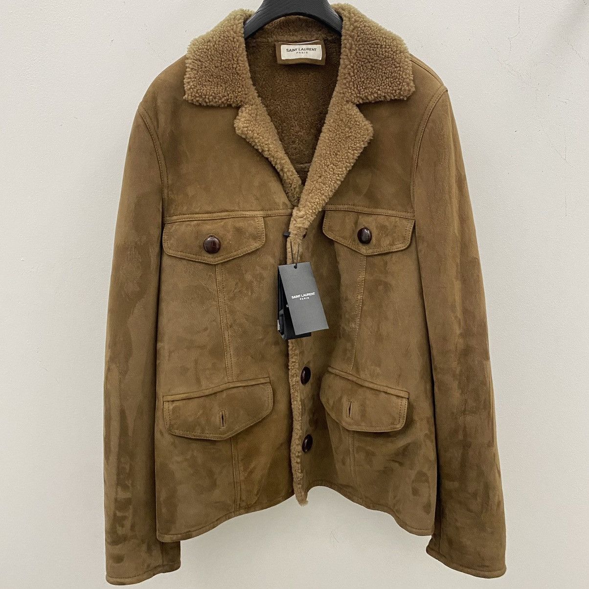 Saint Laurent Paris Saint Laurent Shearling Jacket Size US L / EU 52-54 / 3 - 2 Thumbnail