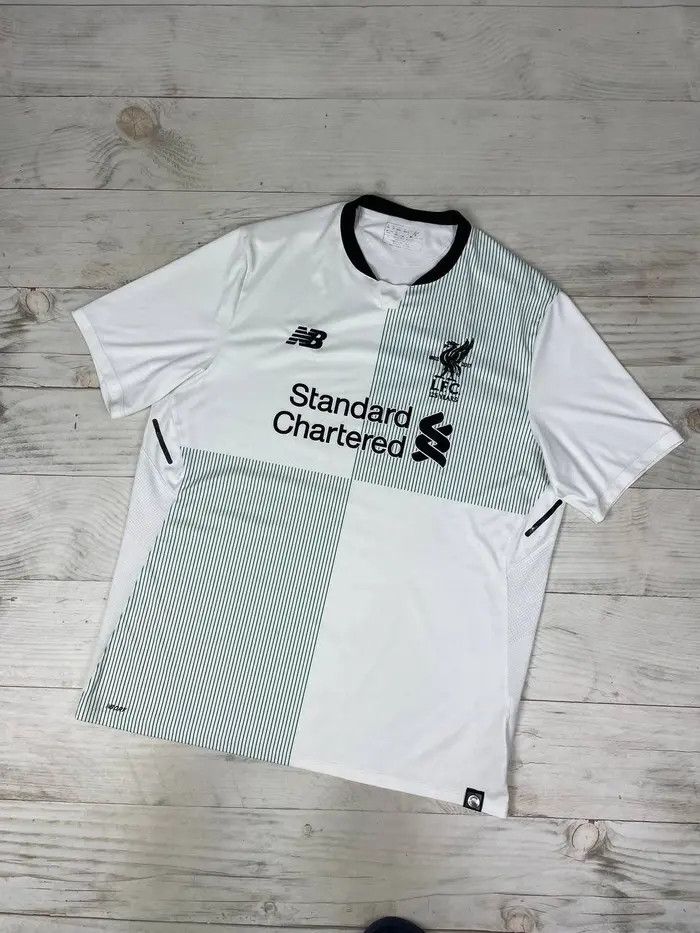 New Balance Liverpool 2017 2018 Away Football Shirt Soccer Jersey Size US XL / EU 56 / 4 - 1 Thumbnail