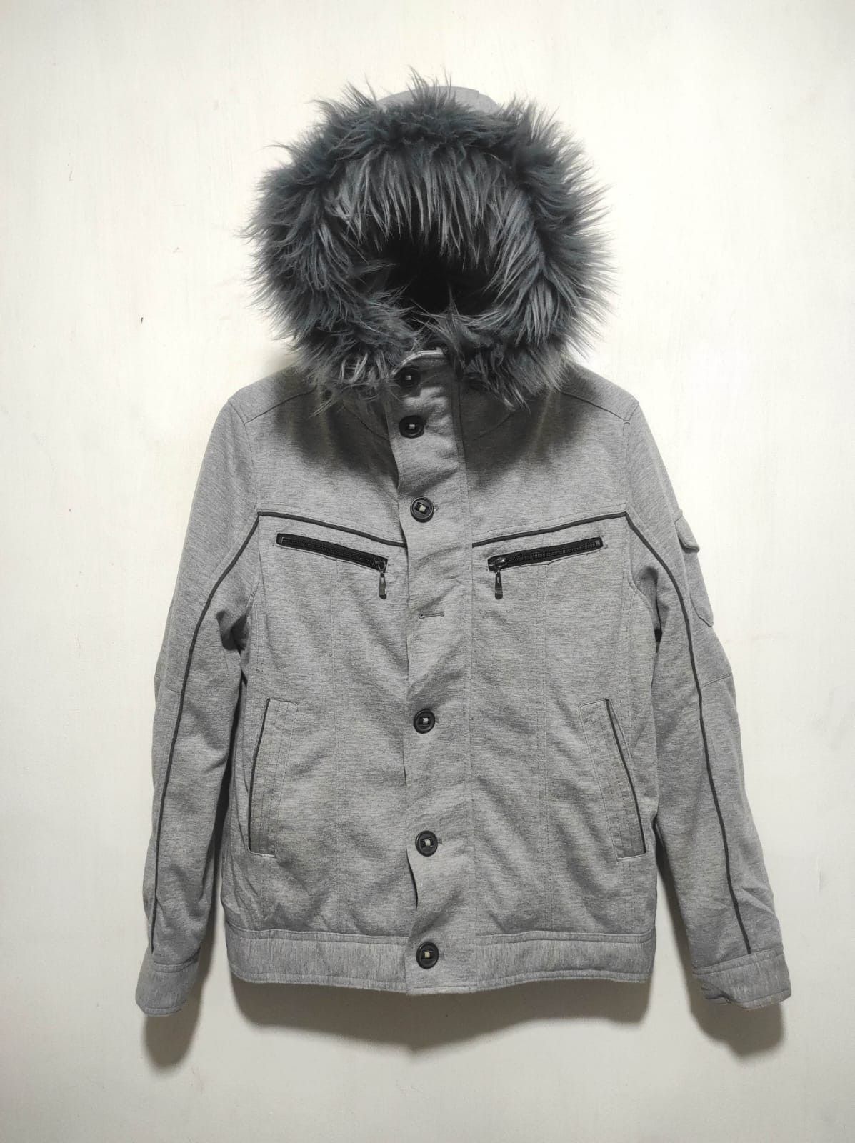 Japanese Brand Create Barefoot zip fur hoodie jacket ifsix LGB style Size US M / EU 48-50 / 2 - 2 Thumbnail