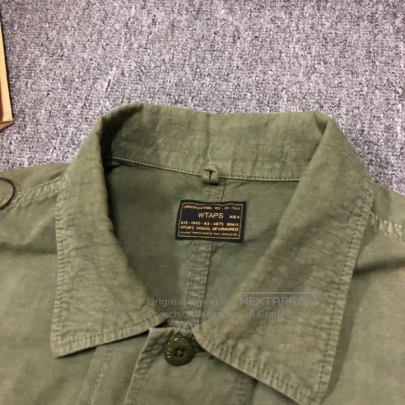Wtaps Wtaps Green water-washable four-patch jacket Size US XL / EU 56 / 4 - 2 Thumbnail