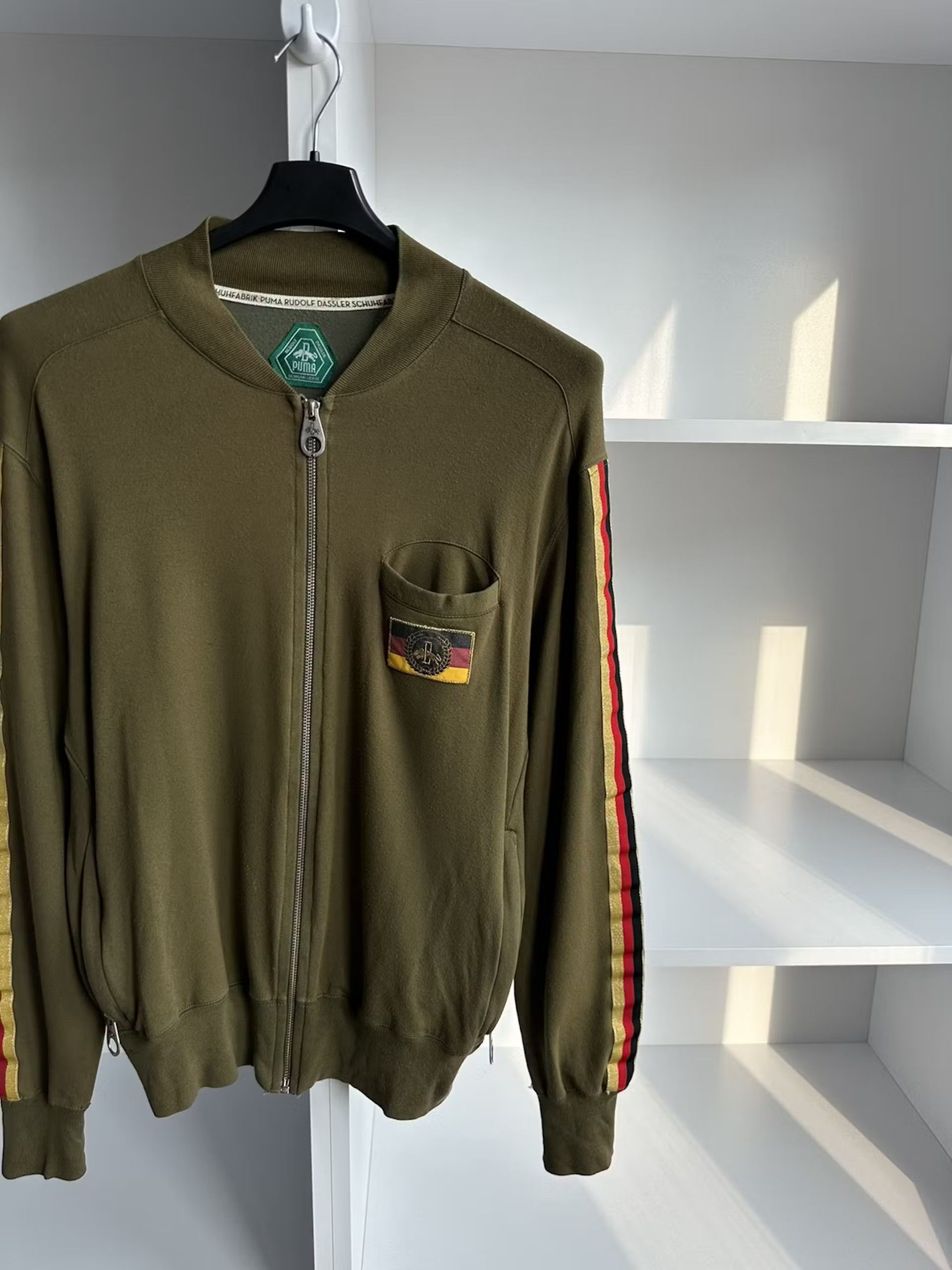 Vintage Puma Rudolf Dassler Rare Zip Track Jacket