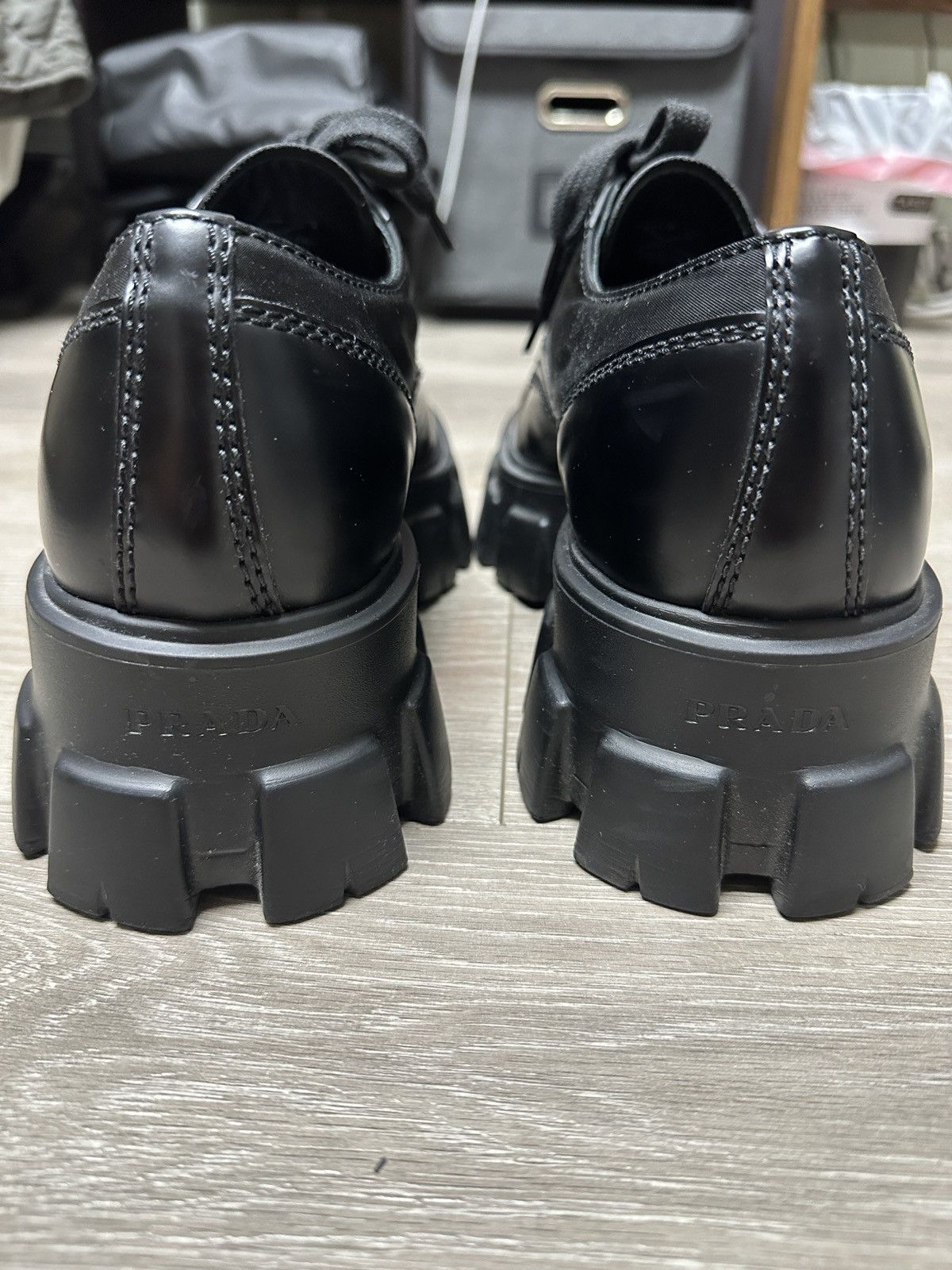 Prada Prada Monolith Derby Size US 10 / EU 43 - 3 Thumbnail