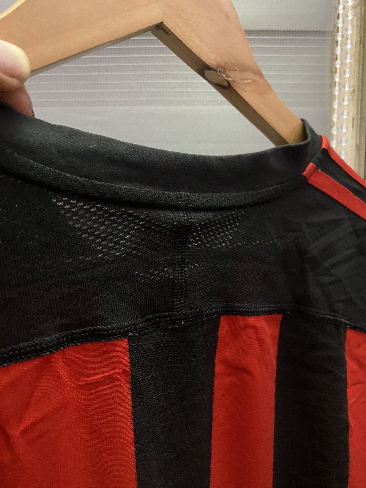 Adidas Vintage Ac Milan 2002/2003 Home Kit Jersey Football Size US XL / EU 56 / 4 - 7 Thumbnail