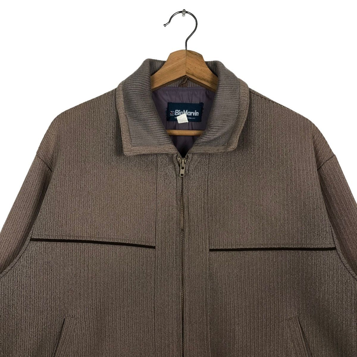 Japanese Brand 🔥90’s Vintage Bomber Jacket Big Marvin Issey Miyake Japan Size US L / EU 52-54 / 3 - 2 Thumbnail