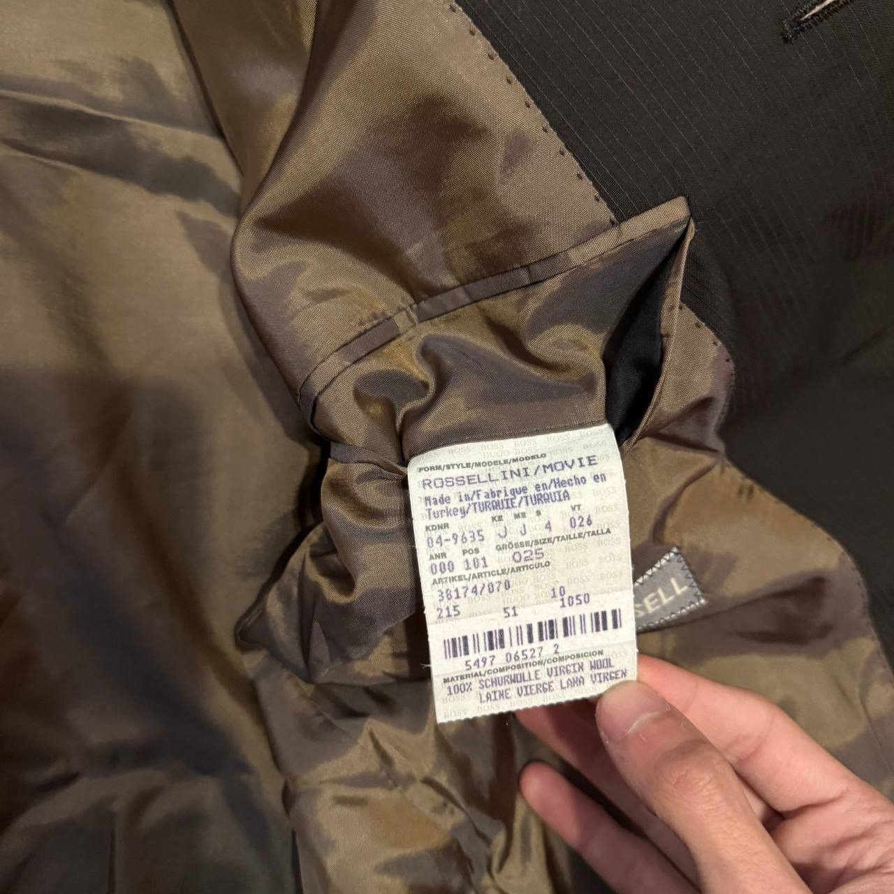 Hugo Boss Hugo Boss Rossellini/Movie Virgin Wool Blazer Jacket 42L Size 42L - 5 Thumbnail