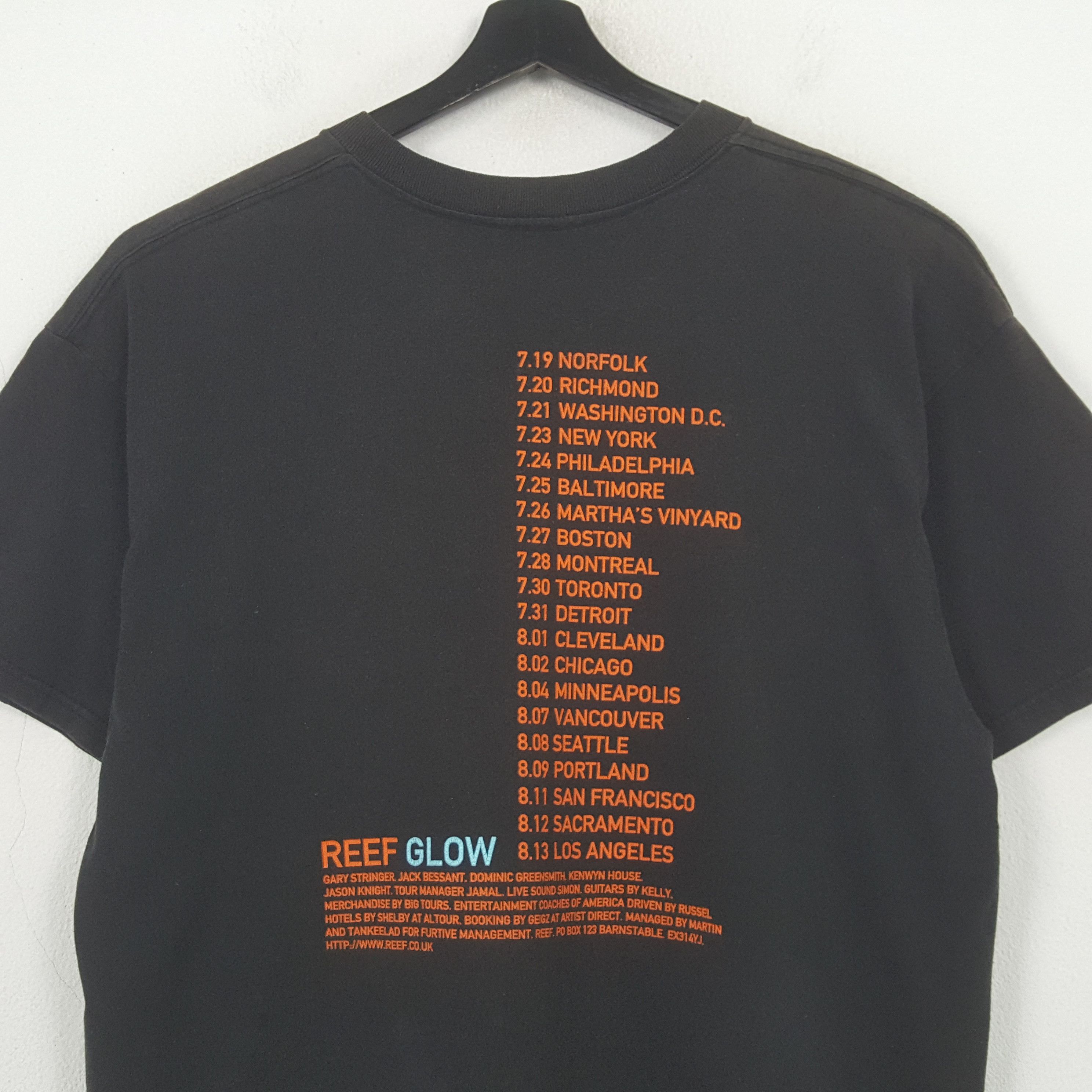 Band Tees Glow Reef Rock Band Vintage Tshirt RR4 Size US XL / EU 56 / 4 - 4 Thumbnail