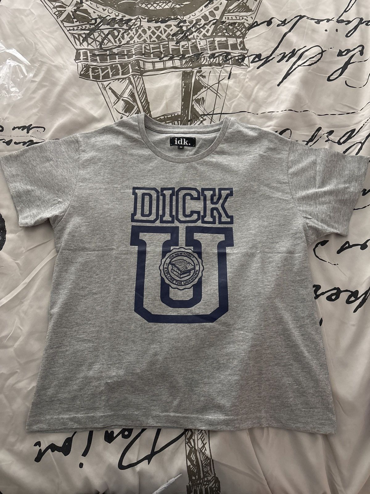 IDK IDK NEW YORK “DICK U” Tee Size US M / EU 48-50 / 2 - 1 Thumbnail