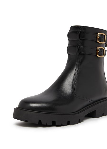 Celine o1bcso1str1225 356723554C Double Buckle Zipped Boots Black Size US 11 / IT 41 - 5 Thumbnail