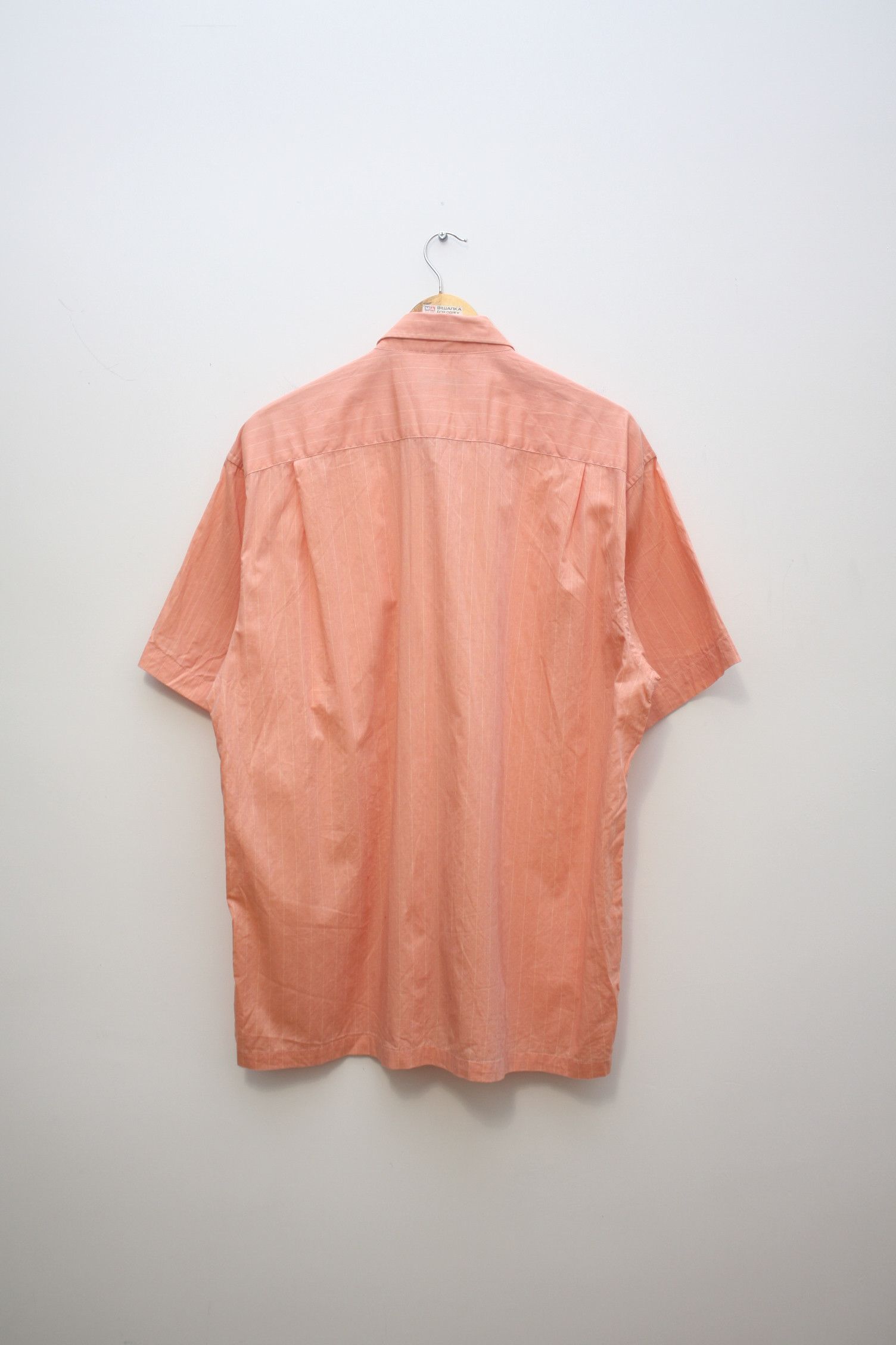 Yves Saint Laurent Yves Saint Laurent Vintage Short Sleeve Peachy Shirt Size US L / EU 52-54 / 3 - 3 Thumbnail