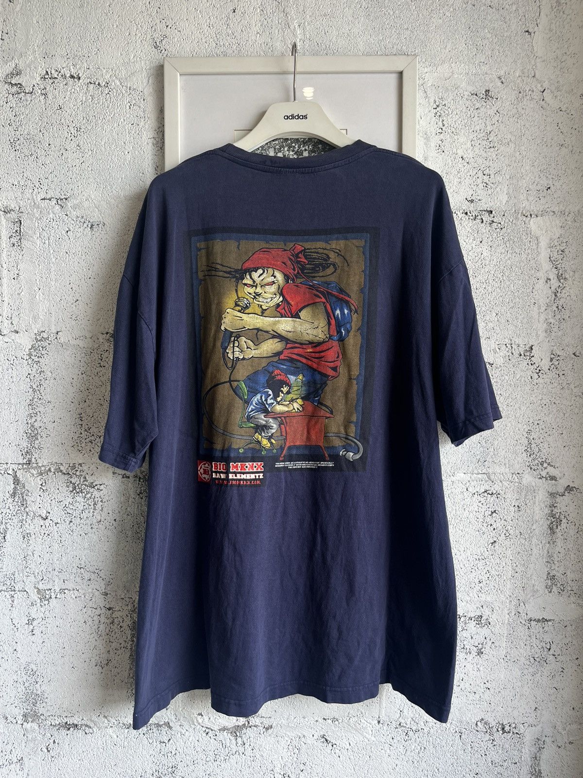 Vintage Vintage BIO MKNX RAW ELEMENTZ Art design Tshirt Size US XXL / EU 58 / 5 - 3 Thumbnail