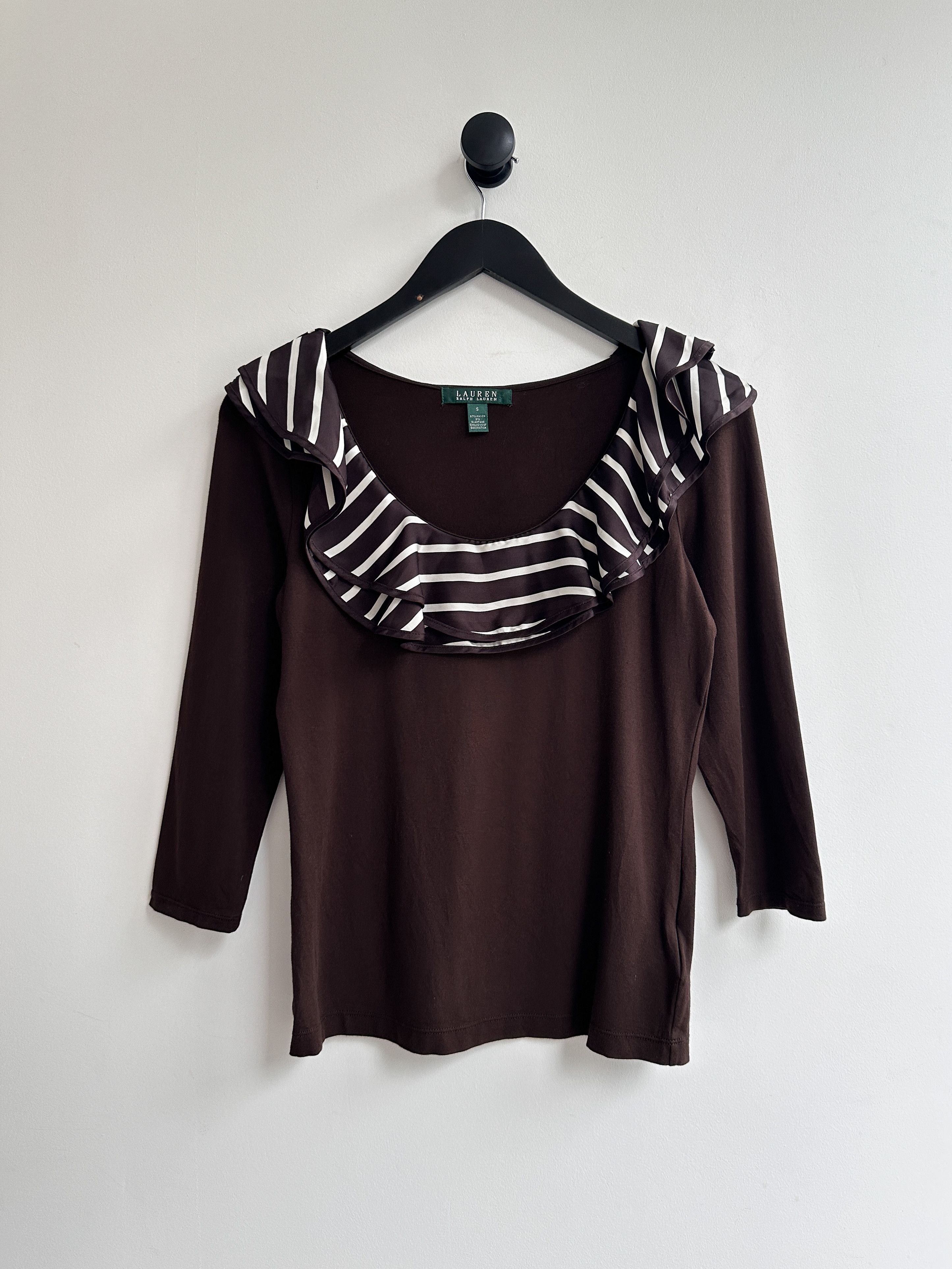 Lauren Ralph Lauren Lauren Ralph Lauren Blouse Jumper Tee Shirt Size S / US 4 / IT 40 - 4 Thumbnail