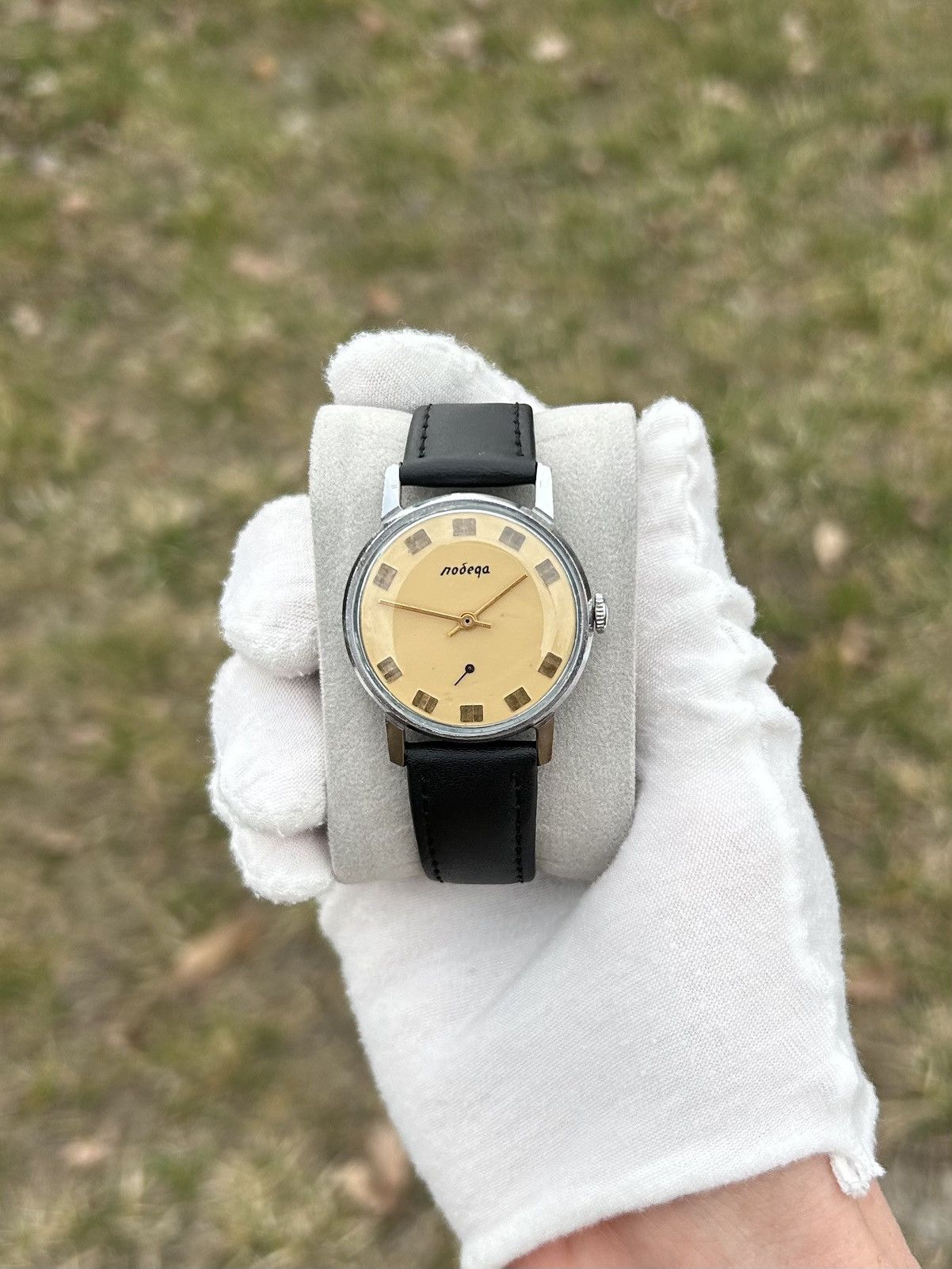 Vintage Vintage Watch Pobeda USSR Soviet Mechanical Retro 1980s Size ONE SIZE - 11 Thumbnail