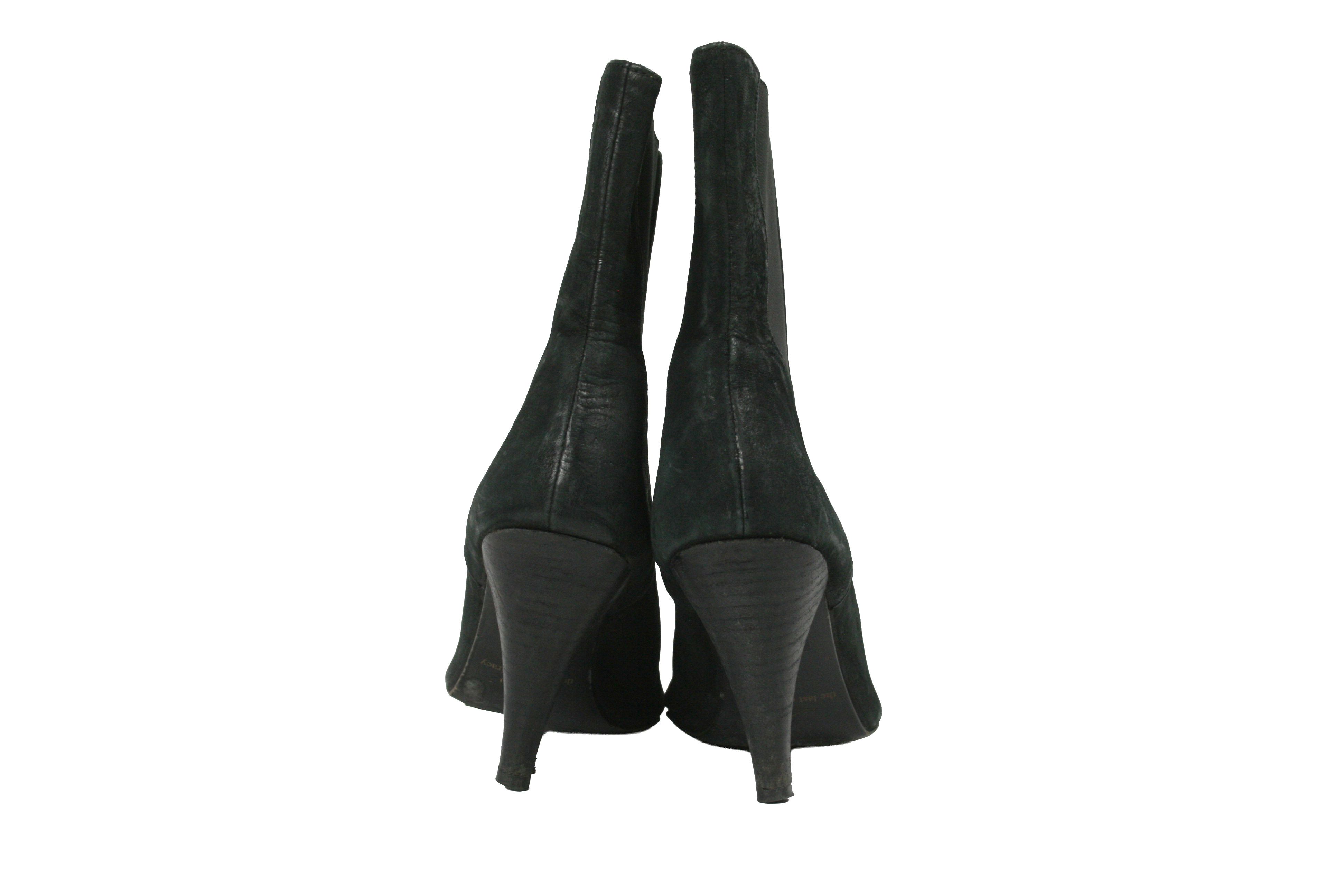 The Last Conspiracy Avant Garde Suede Point Toe Heeled Boots Size US 7 / IT 37 - 10 Thumbnail
