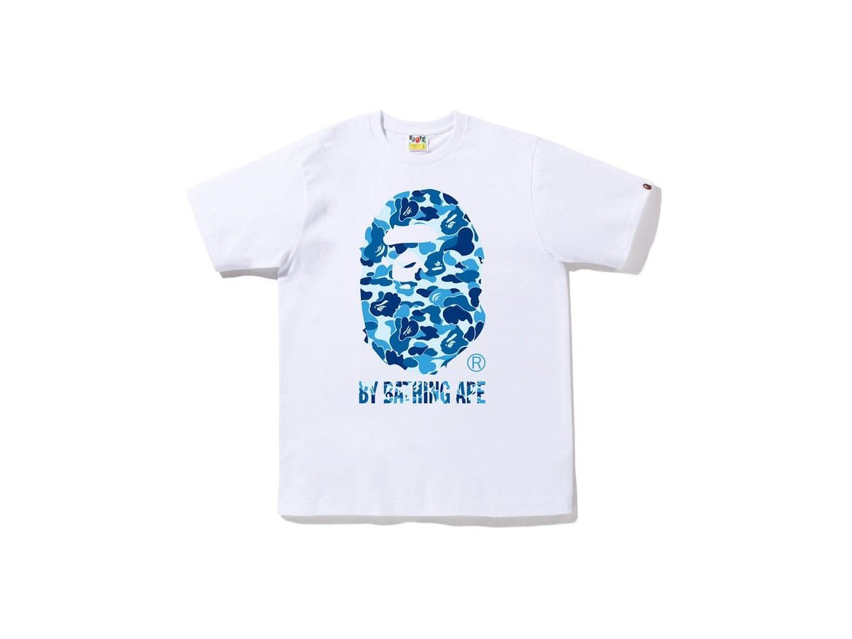 Bape BAPE ABC Camo By Bathing Ape Tee White/Blue Size US L / EU 52-54 / 3 - 1 Thumbnail