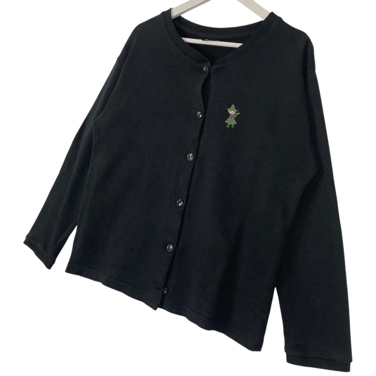 Other Vintage Moomin Full Button Black Baggy Style Pullover Size M Size M / US 6-8 / IT 42-44 - 2 Thumbnail