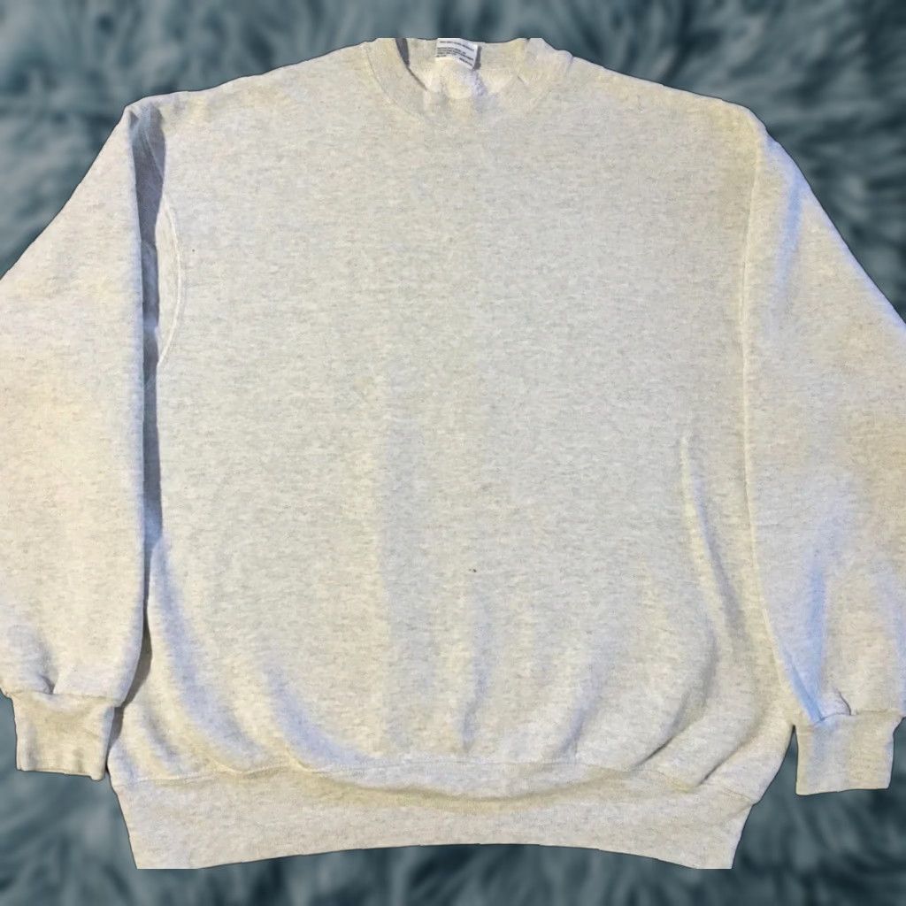 Vintage VINTAGE 90s Faded Distress Sweatshirt XXL USA Track Grunge Surf Skate Punk PE 80s Size US XXL / EU 58 / 5 - 1 Thumbnail
