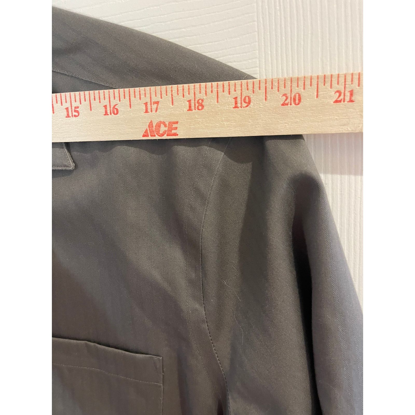 Joseph Abboud Joseph Abboud Slim Fit Dress Shirt Gray Button Down Shirt Size US M / EU 48-50 / 2 - 6 Thumbnail