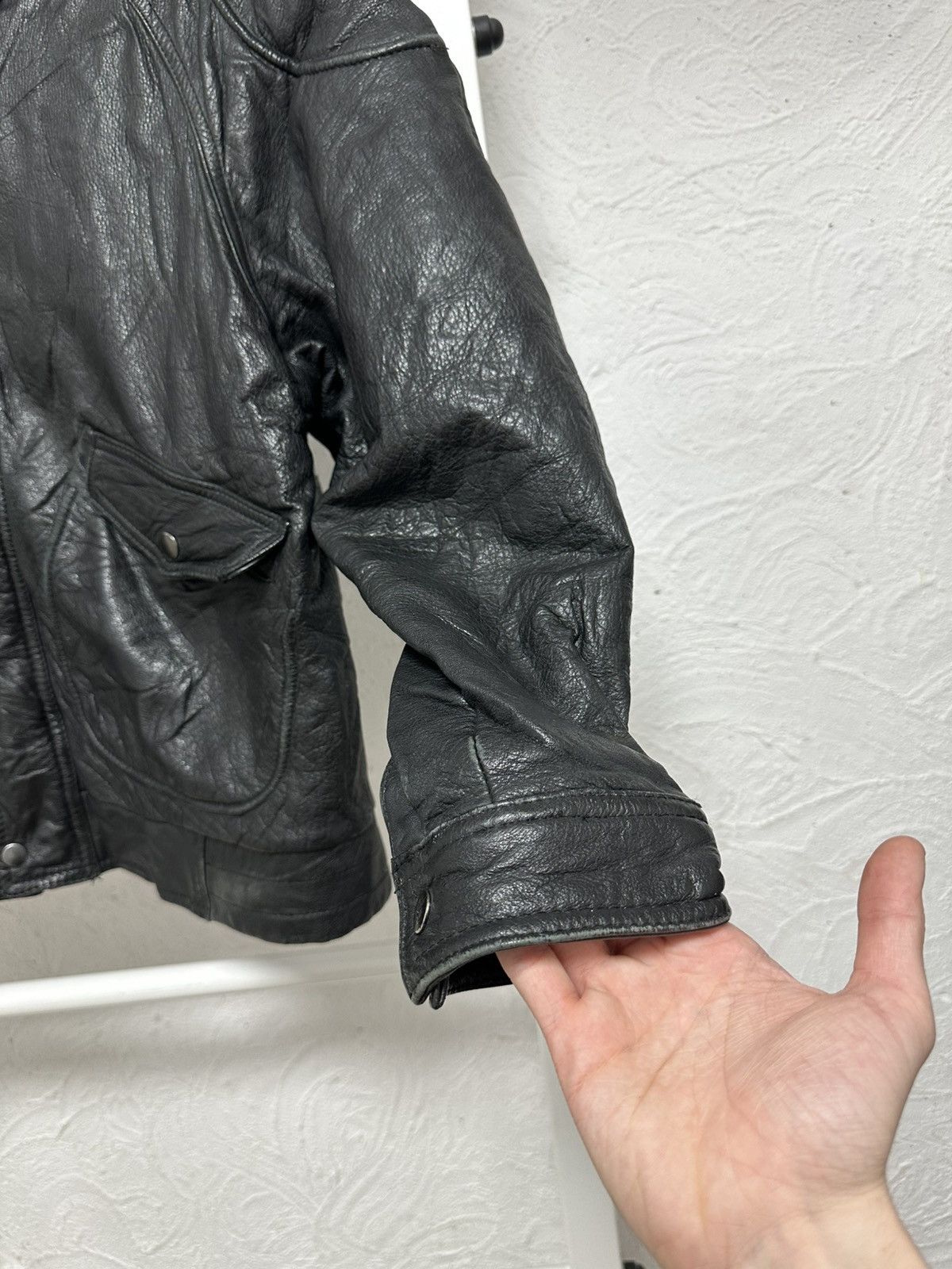 Vintage Avant-Garde Leather Jacket Oversized Aviator Flying M Size Size US M / EU 48-50 / 2 - 6 Thumbnail