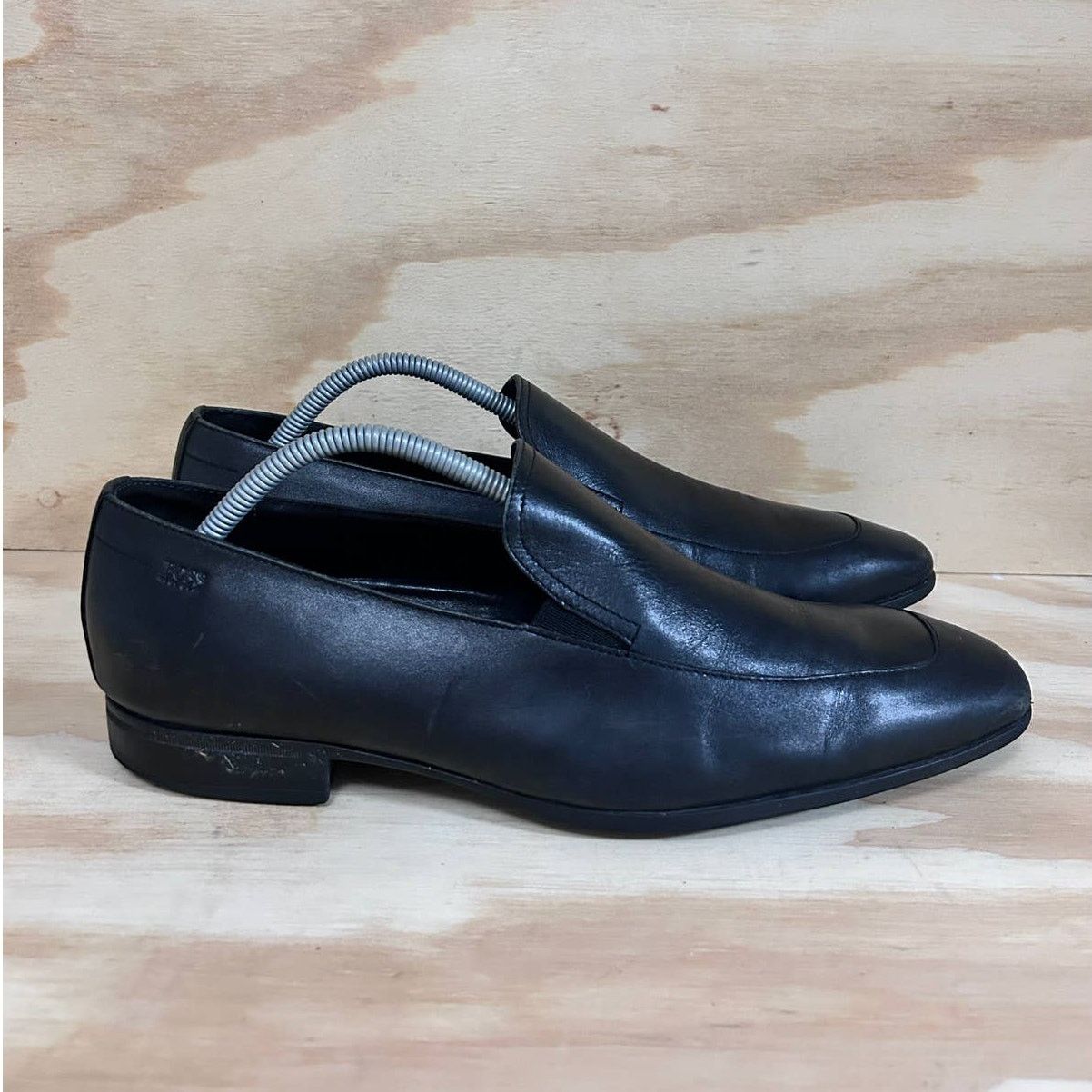Hugo Boss Hugo Boss Boss Fashion Loafer Dress shoes Black Men's 9 Size US 9 / EU 42 - 1 Thumbnail