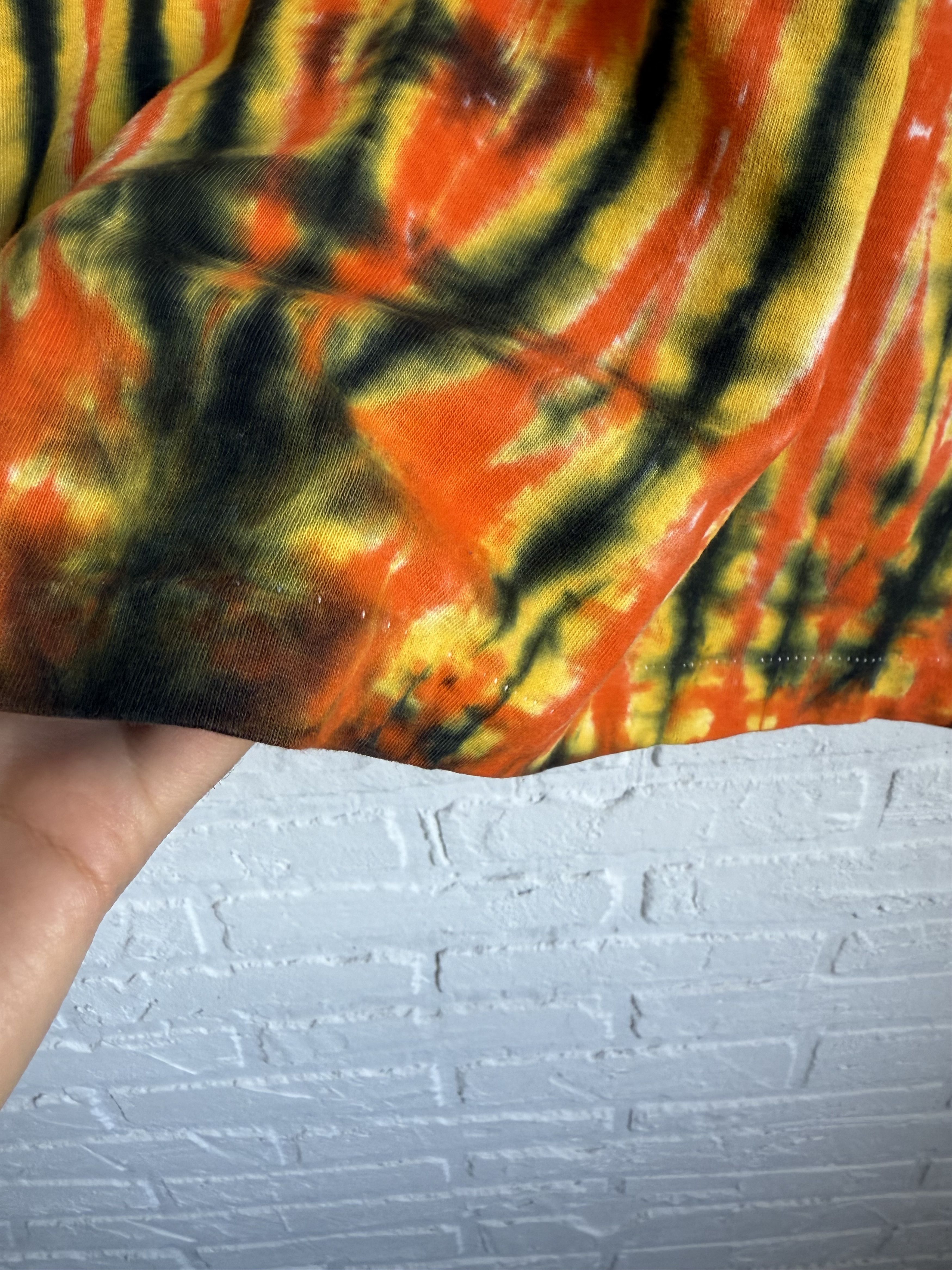 Vintage RARE Vintage 90s Screen star tie dye long sleeve t-shirt Size US XL / EU 56 / 4 - 4 Thumbnail