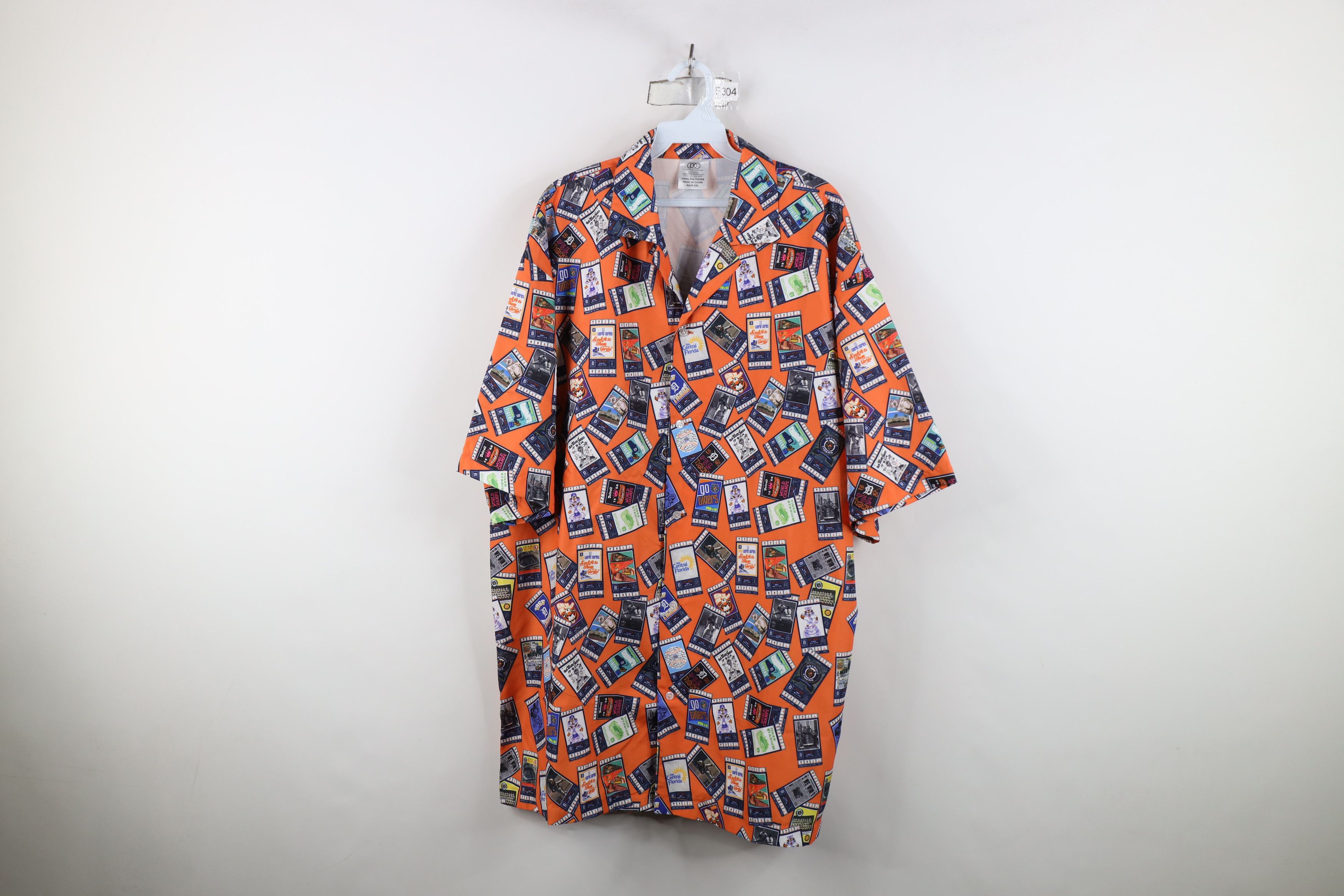 Vintage Vintage Baseball All Over Print Camp Collar Button Shirt Size US XXL / EU 58 / 5 - 1 Thumbnail