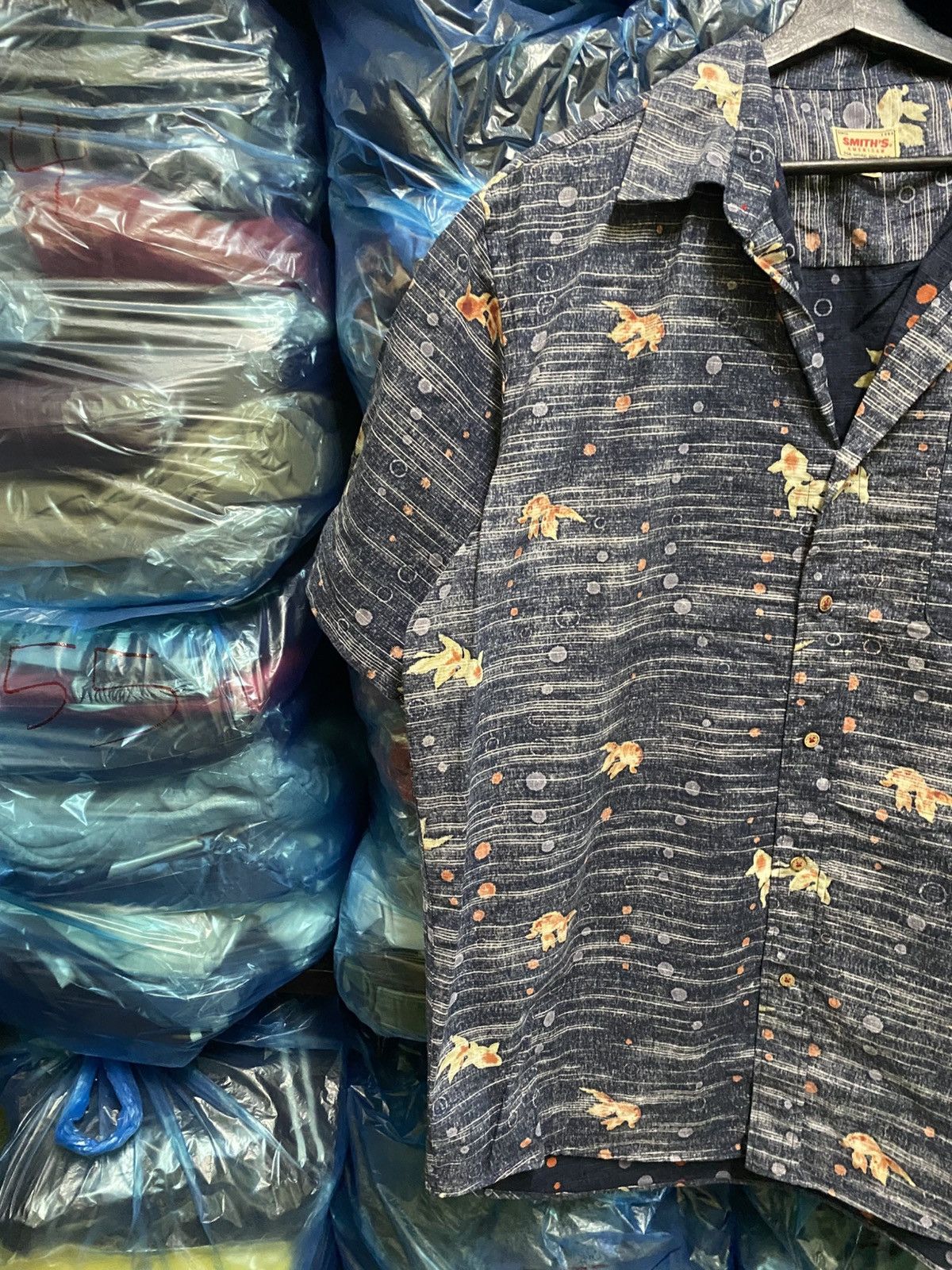 Smith's American Vintage Smith’s American Goldfish Pattern Shirt Made Japan Size US L / EU 52-54 / 3 - 7 Thumbnail