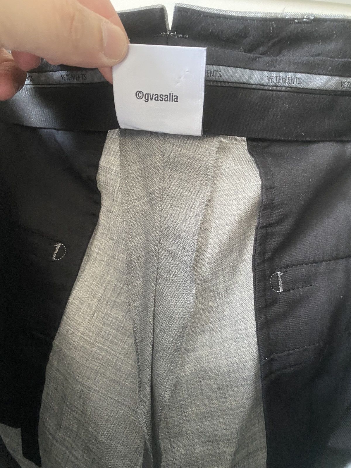 Vetements Vetements Grey Tailored Shorts Size US 32 / EU 48 - 5 Thumbnail